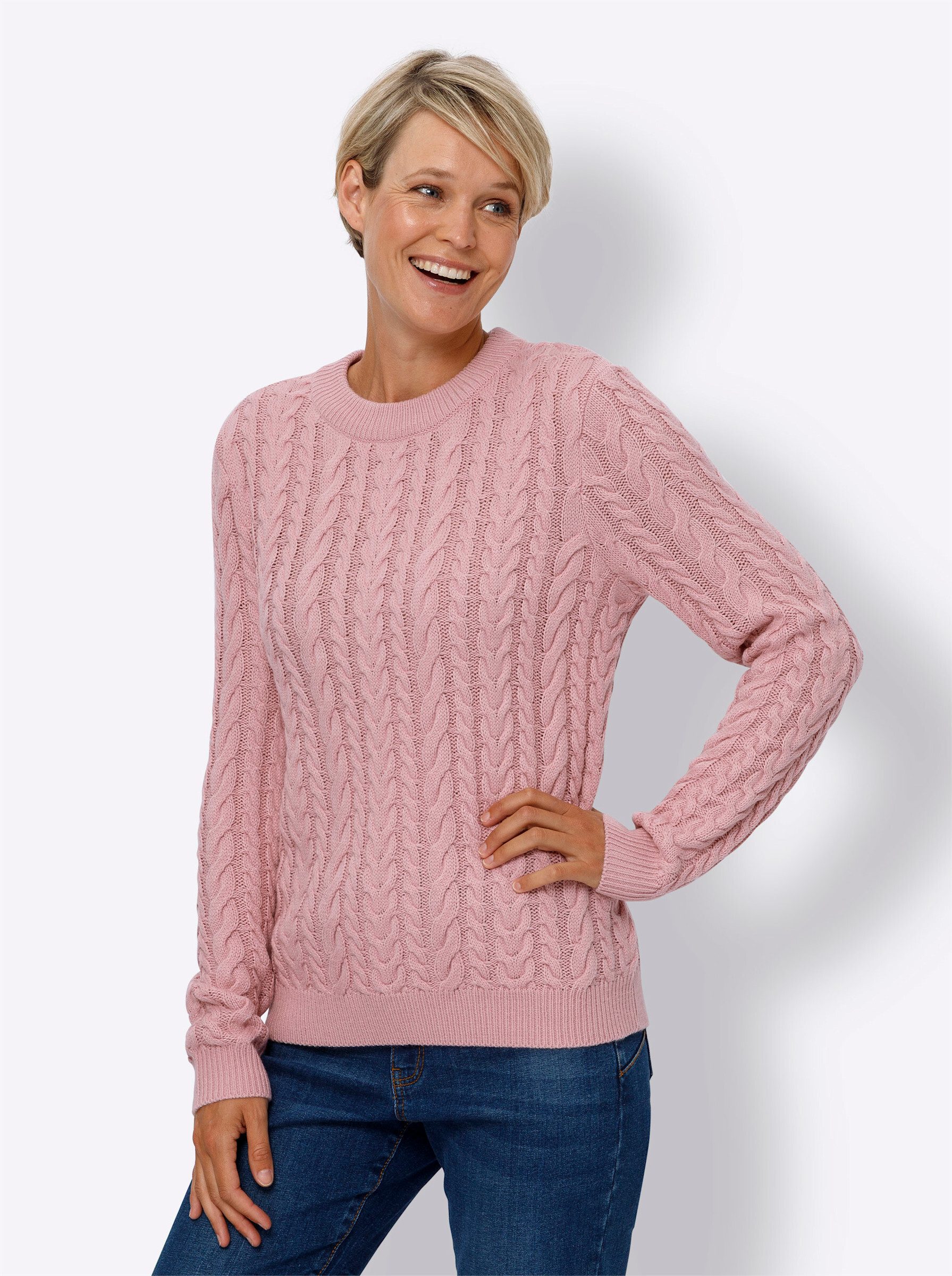 Strickpullover Langarm-Pullover