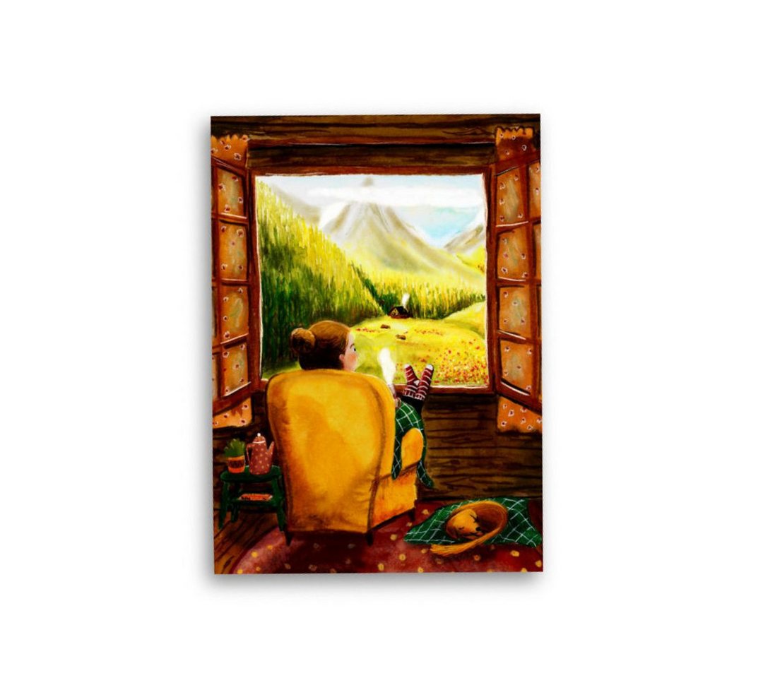 Thumbnail - suebidou Postkarte Karte 'Aussicht'