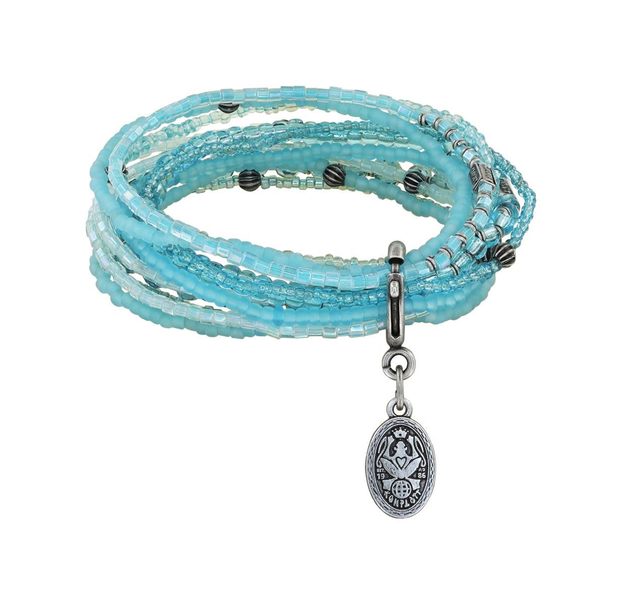 KONPLOTT Armband KONPLOTT Armband Petit Glamour d´Afrique blau antik Silber 11-tlg mehr