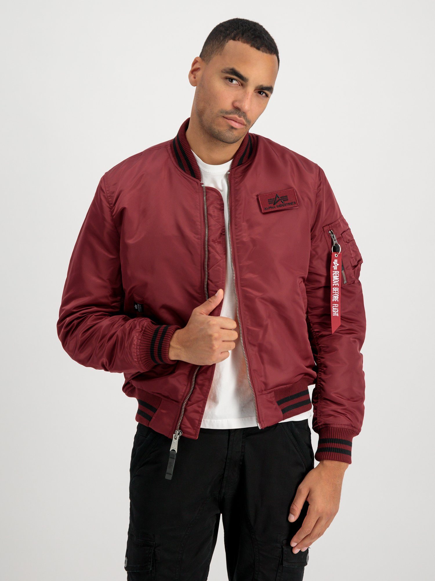 Alpha Alpha Flight & Industries - Collegejacke Jackets Industries Bomber Men