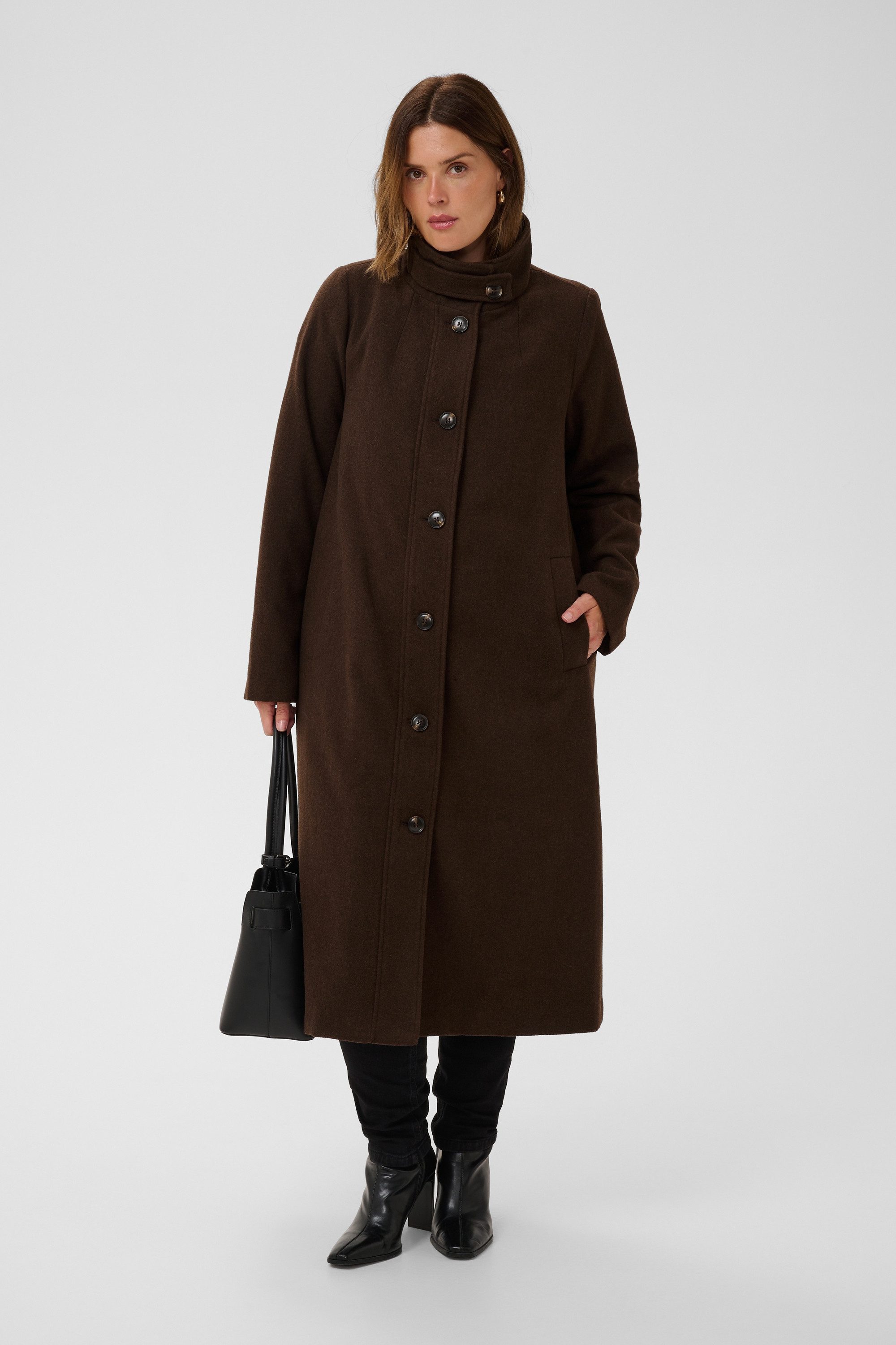KAFFE Curve Wintermantel Jacke KCnanny Große Größen