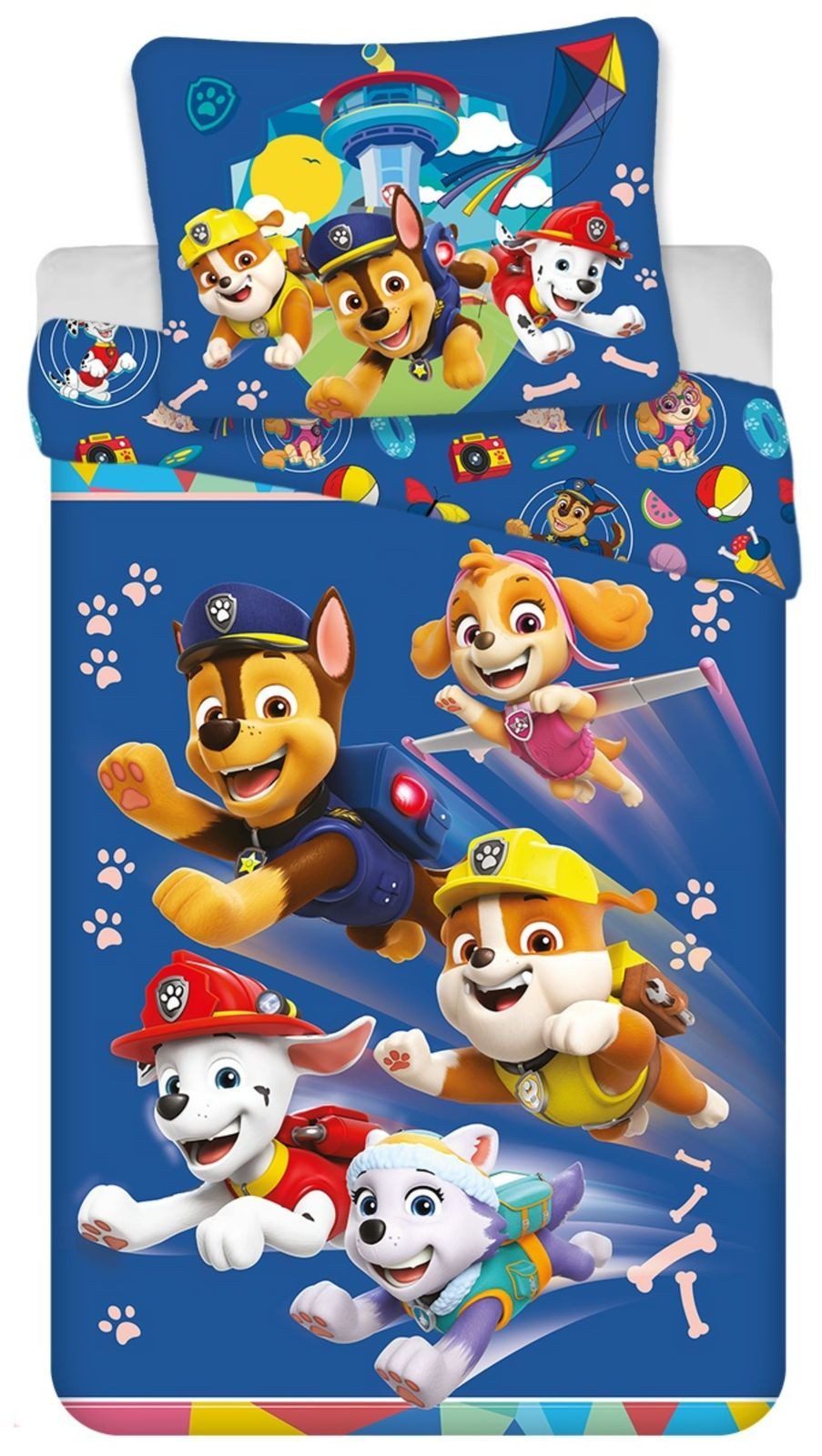 BrandMac Bettwäsche PAW Patrol - Wende-Bettwäsche-Set, 135x200 & 80x80, Bau günstig online kaufen