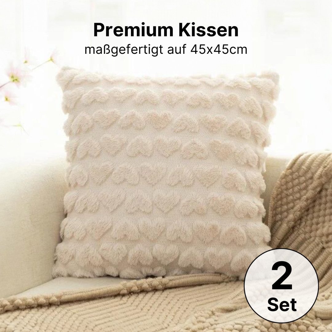 LIVINA HOME Kissenbezug Premium Kissenbezüge, Dekokissen Couchkissen Sofaki günstig online kaufen