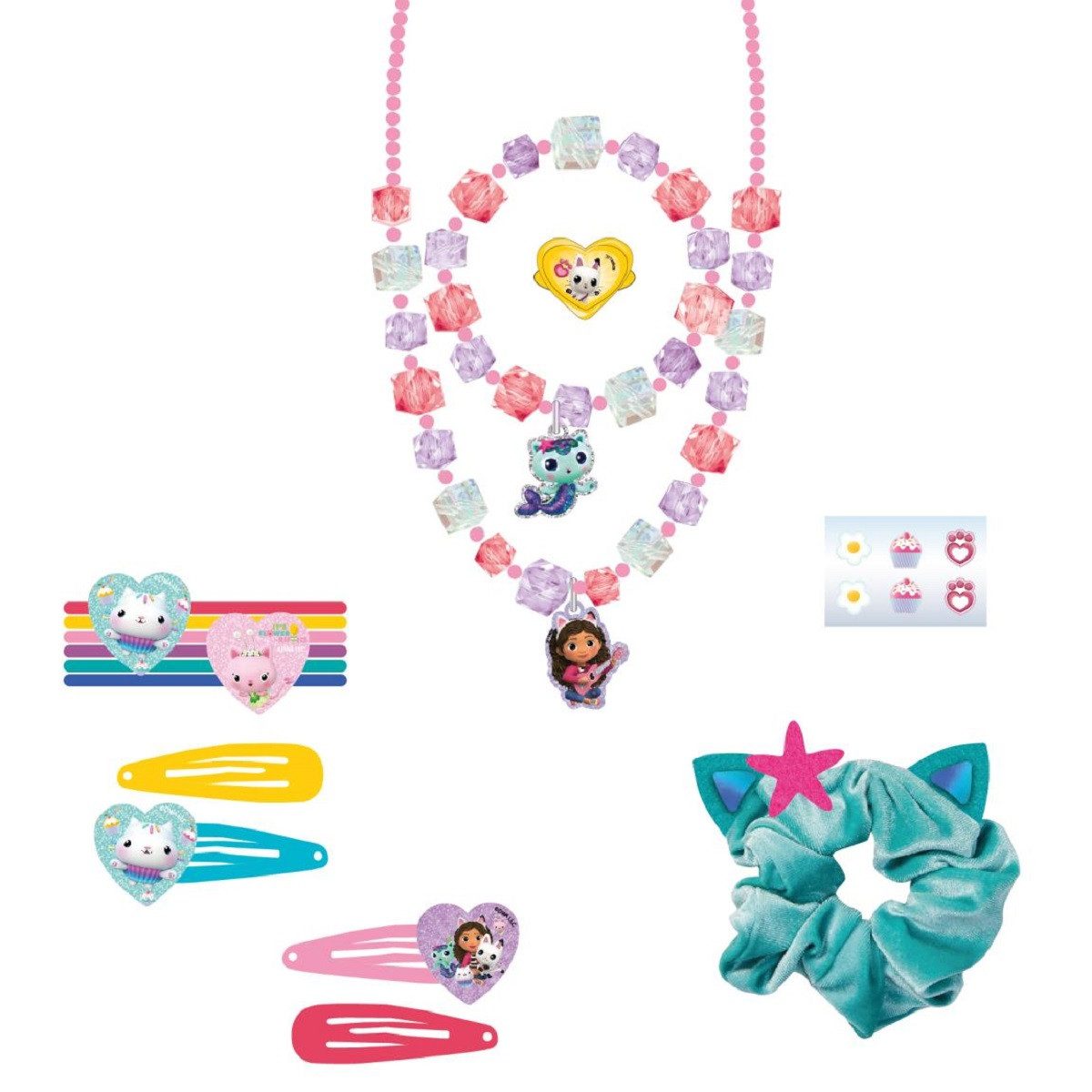 Gabby's Dollhouse Schmuckset Styling-Set für Kinder – Süßer Haarschmuck