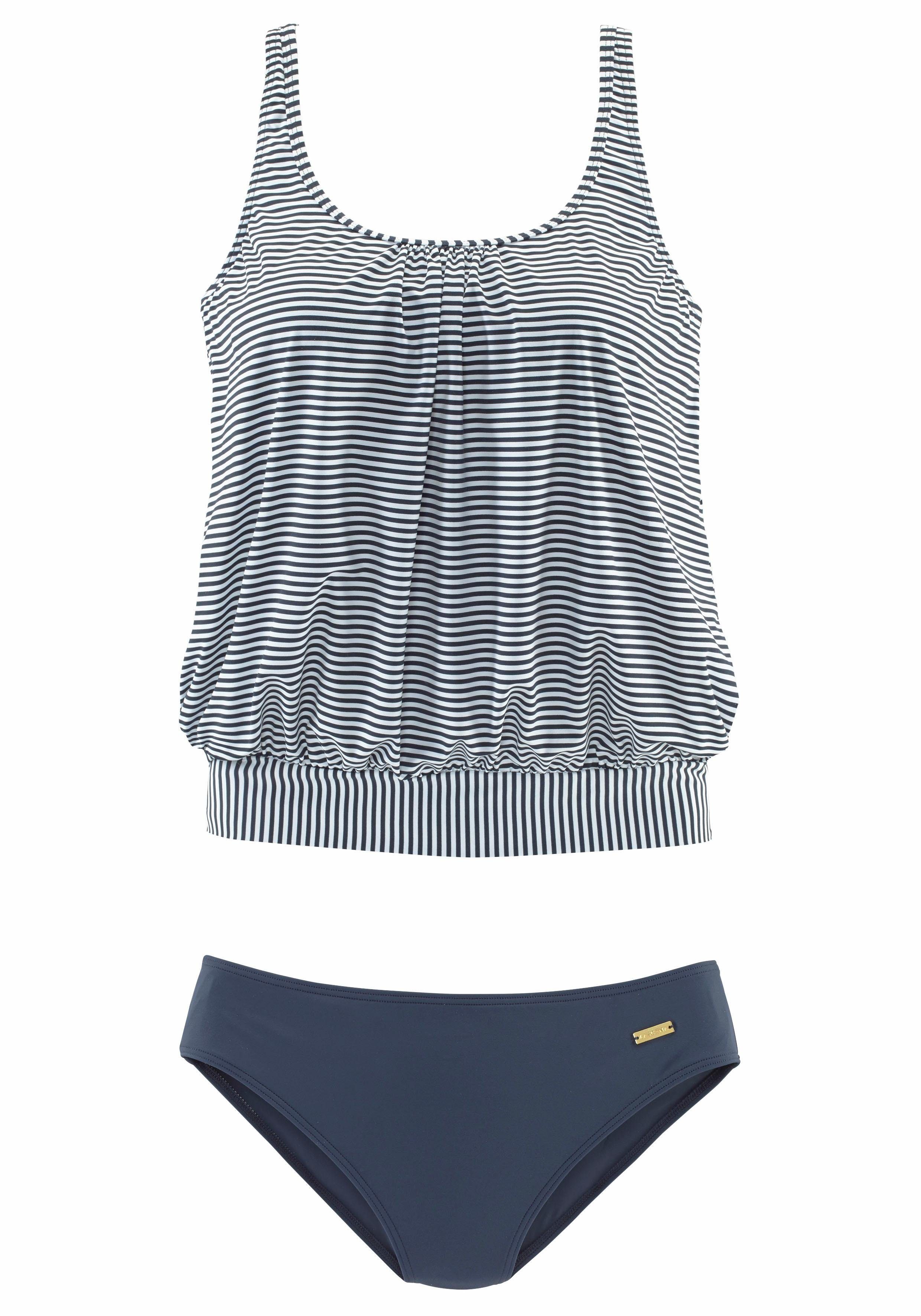 LASCANA Oversize-Tankini im Streifendesign günstig online kaufen