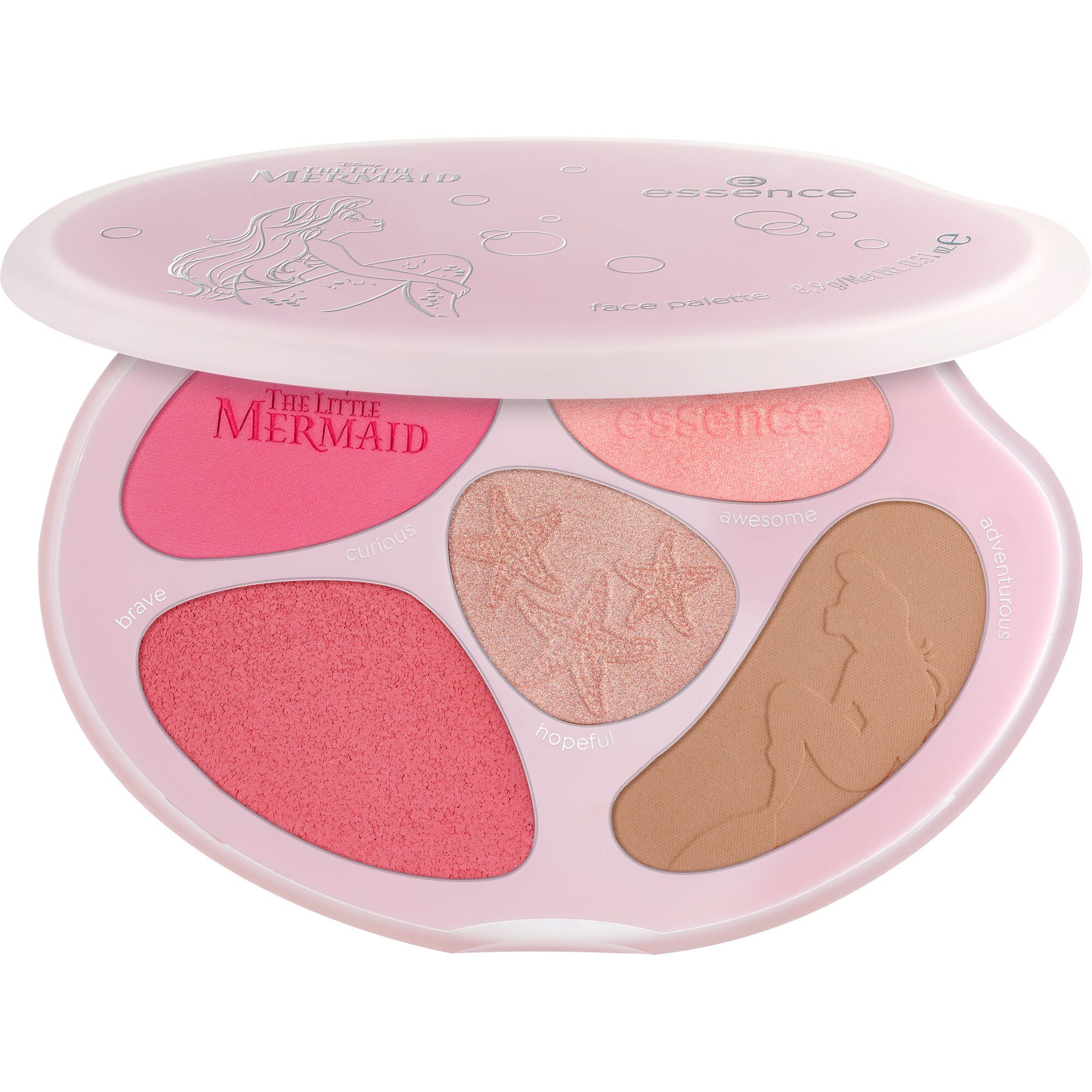 Essence Rouge-Palette Disney THE LITTLE MERMAID face palette