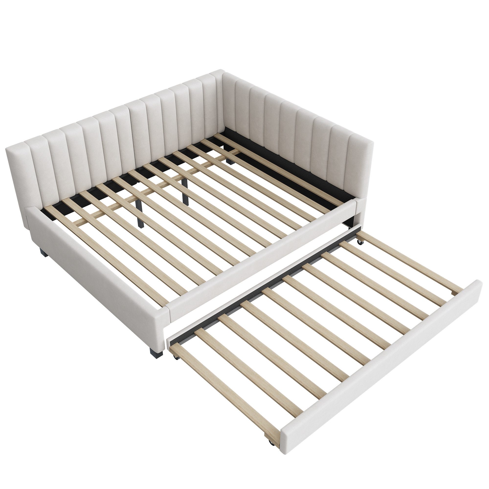 STILVORA Schlafsofa 140×200 Schlafsofa mit Ausziehbett&Lattenrost,Jugendbet günstig online kaufen
