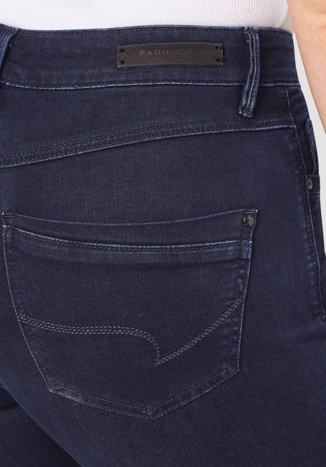 Paddock's blue/black mit PAT Slim-fit-Jeans Stretch
