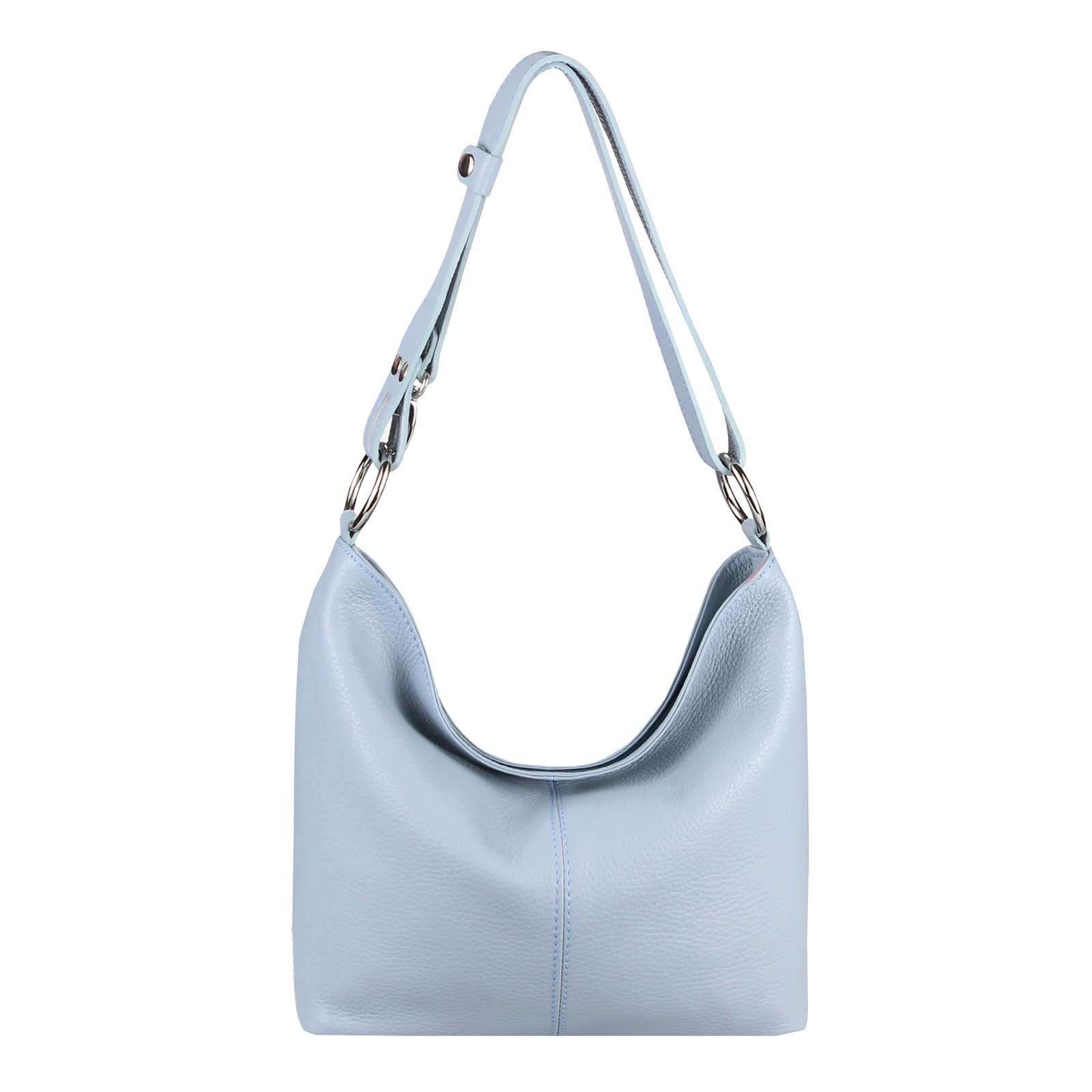 ITALYSHOP24 Shopper Made in Italy Damen Leder Tasche Schultertasche, als Ha günstig online kaufen