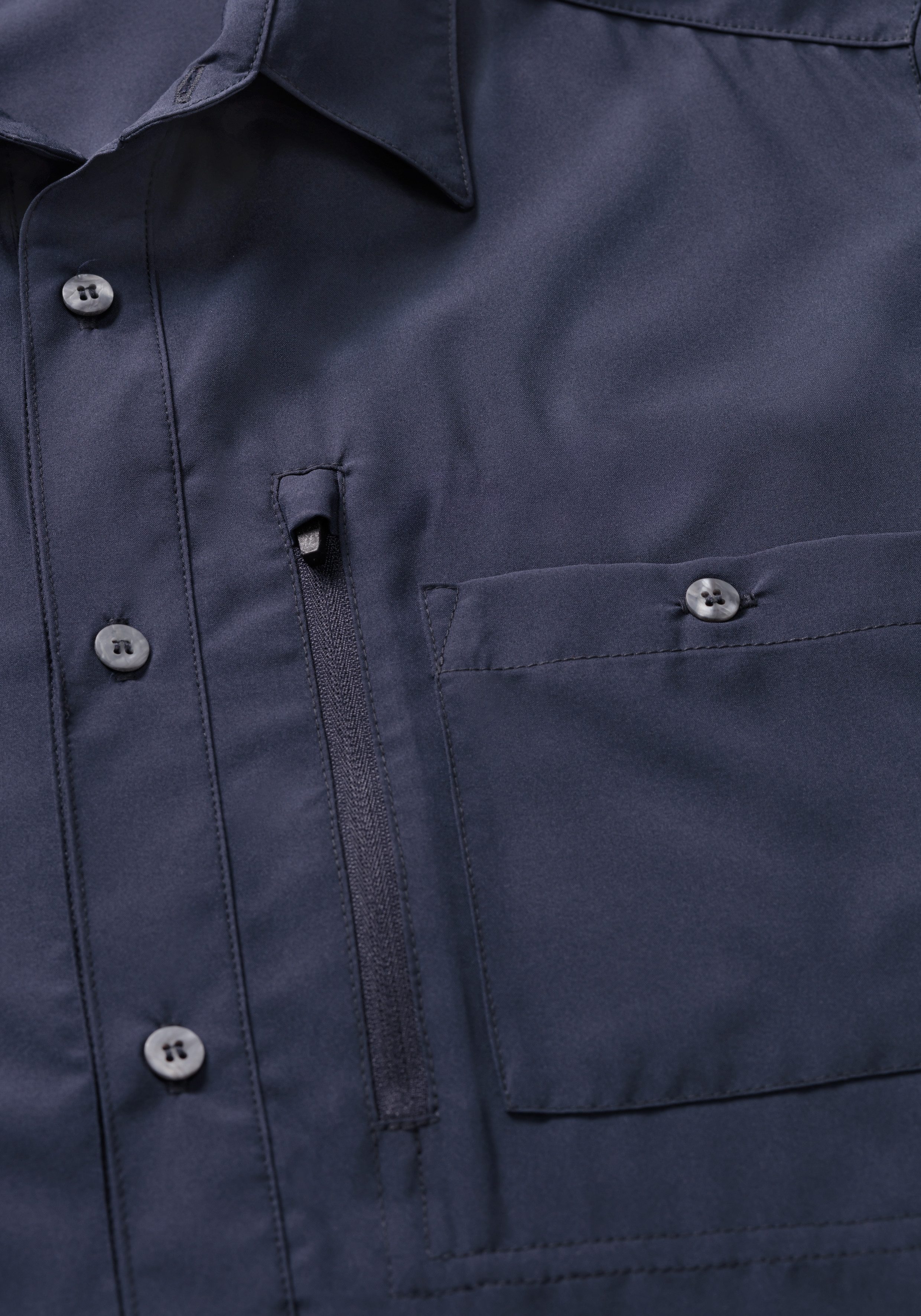 Maier Sports Funktionshemd Magos L/S M Herren Hemd langarm, leichtes Freizeithemd, Langarmhemd, Körperbetont