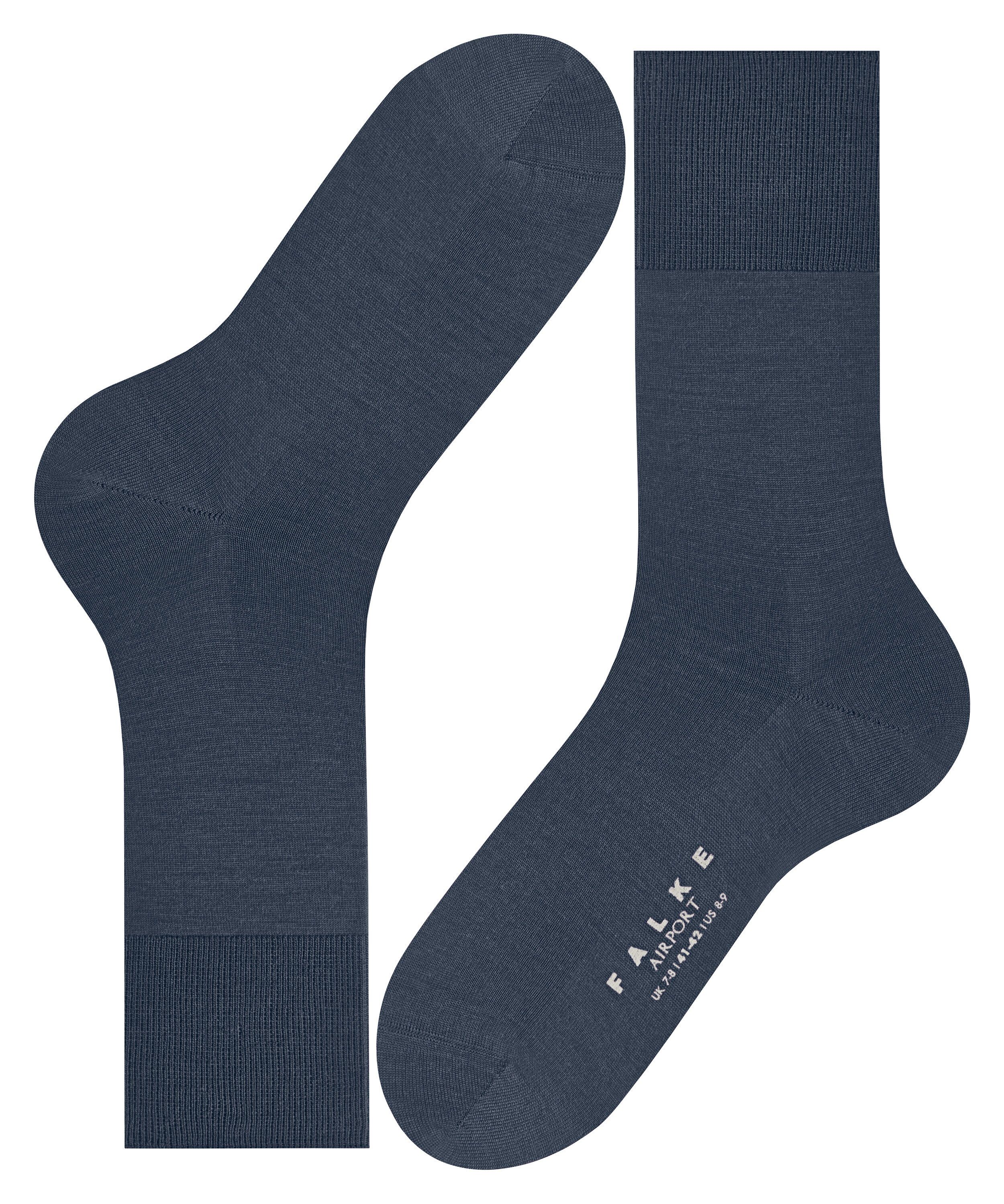 FALKE Socken (1-Paar) Airport dark mel. blue (6688)