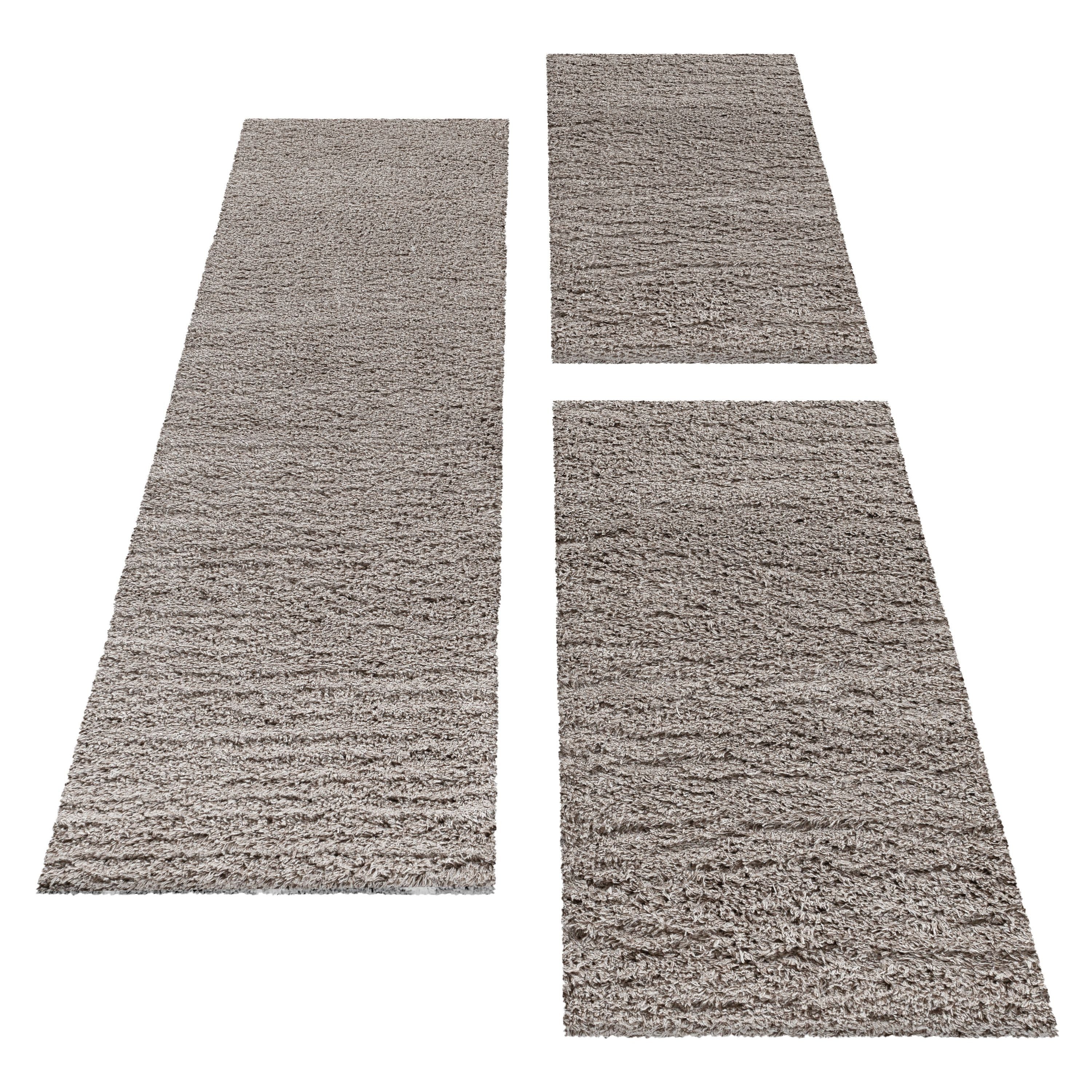 Carpettex Hochflor-Bettumrandung Unicolor - Einfarbig, Höhe günstig online kaufen