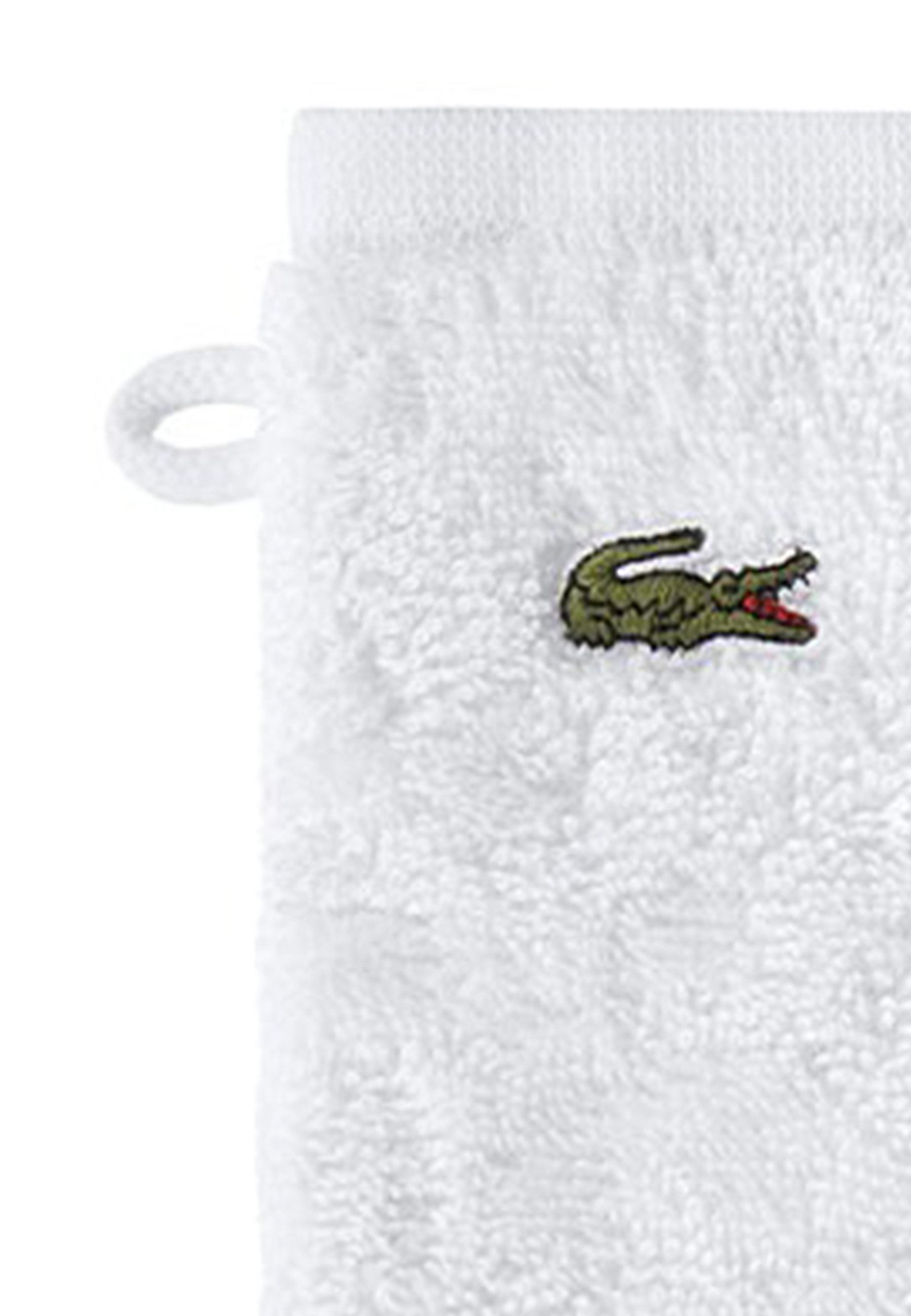 Lacoste Waschhandschuh LLECROCO, (1-St)