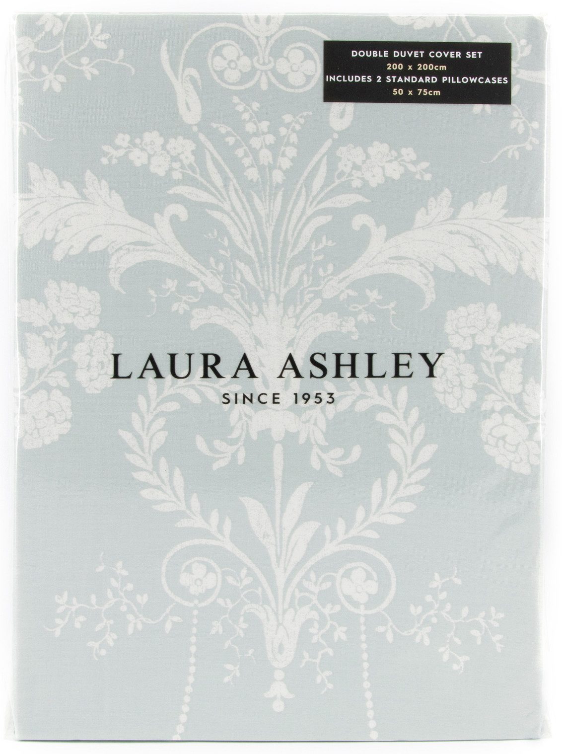 LAURA ASHLEY Wendebettwäsche Josette, aus Baumwoll Satin, Satin, 3 teilig, mit floralem Muster, inkl 2 Kissenbezüge