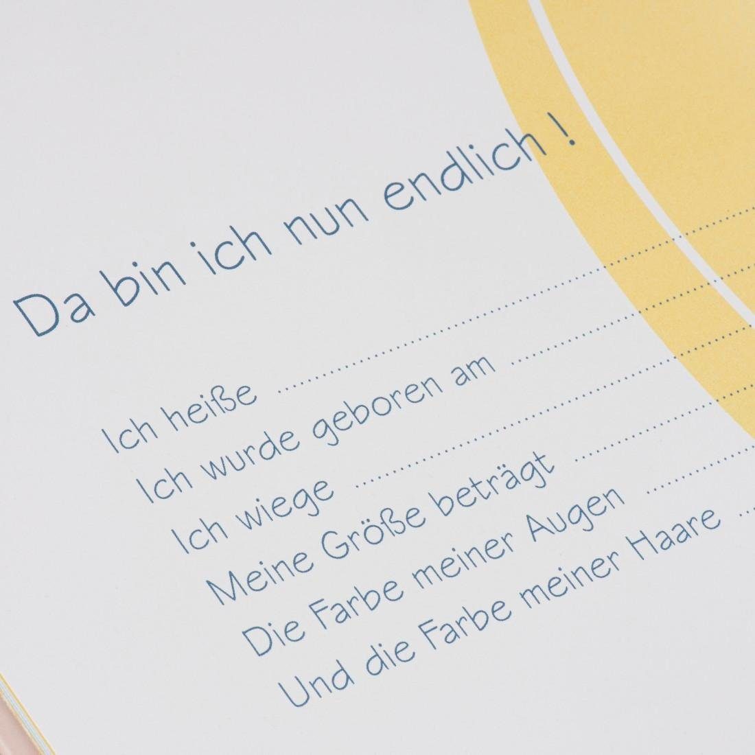 Hama Tagebuch Baby Tagebuch für Mädchen und Jungen "Baby Feel", 44 Seiten