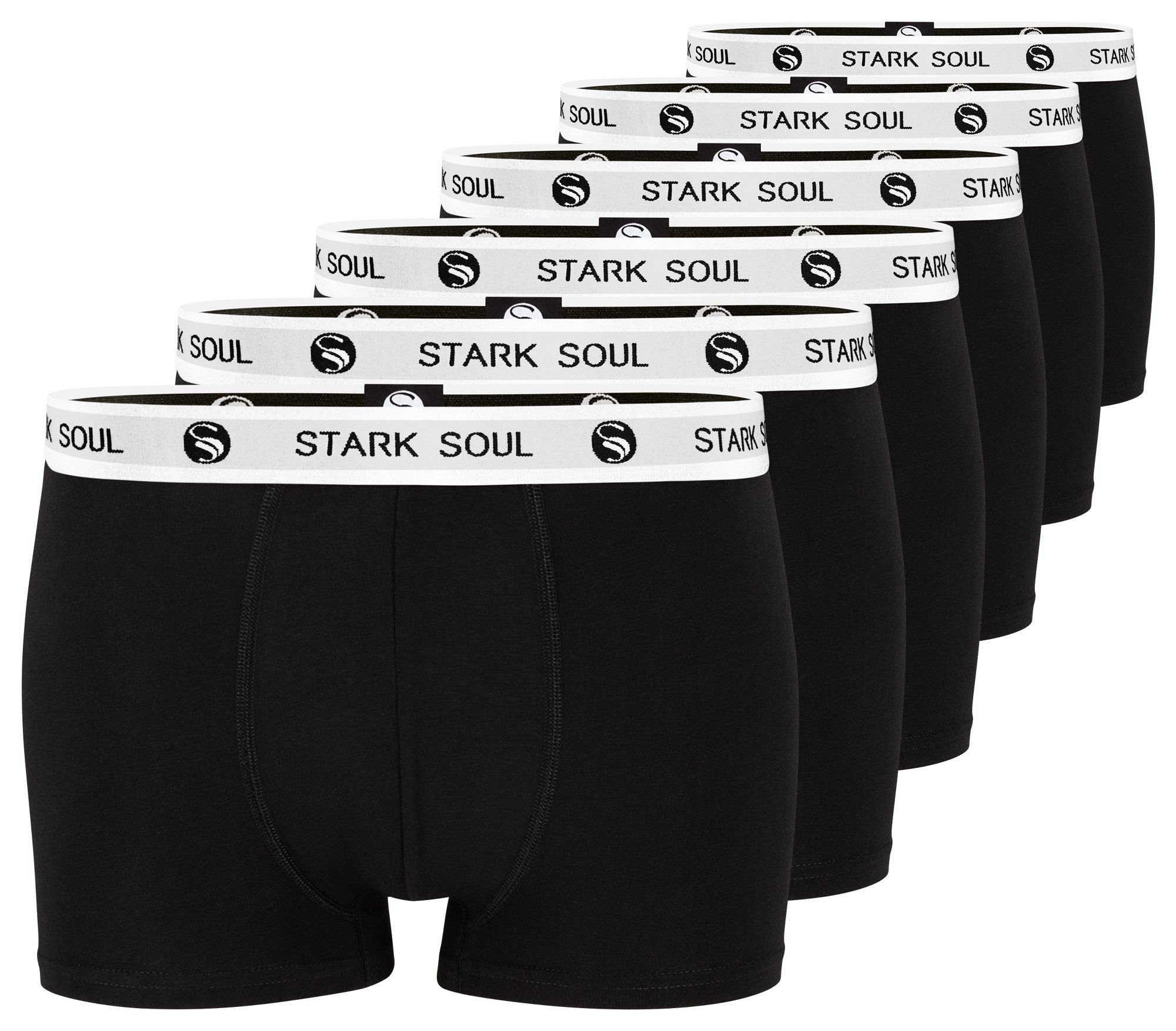 Stark Soul® Boxershorts Herren Boxershorts, Hipster im 6er Pack, Baumwoll-U günstig online kaufen