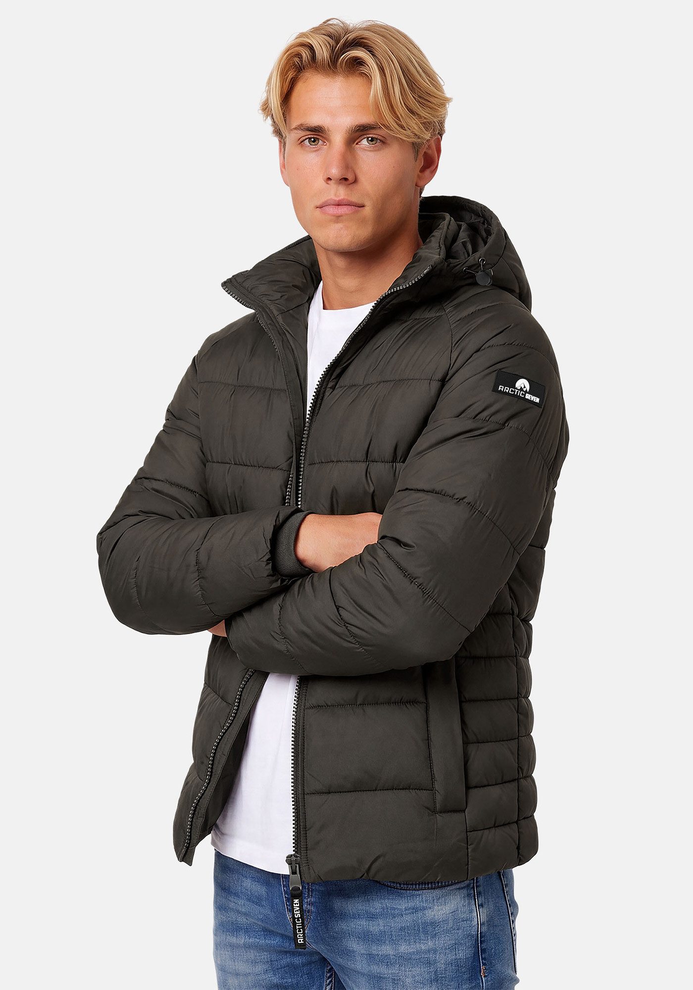 Arctic Seven Winterjacke ASRodrii mit warmem Teddyfell und abnehmbarer Kapuze – Bild 3 von 5