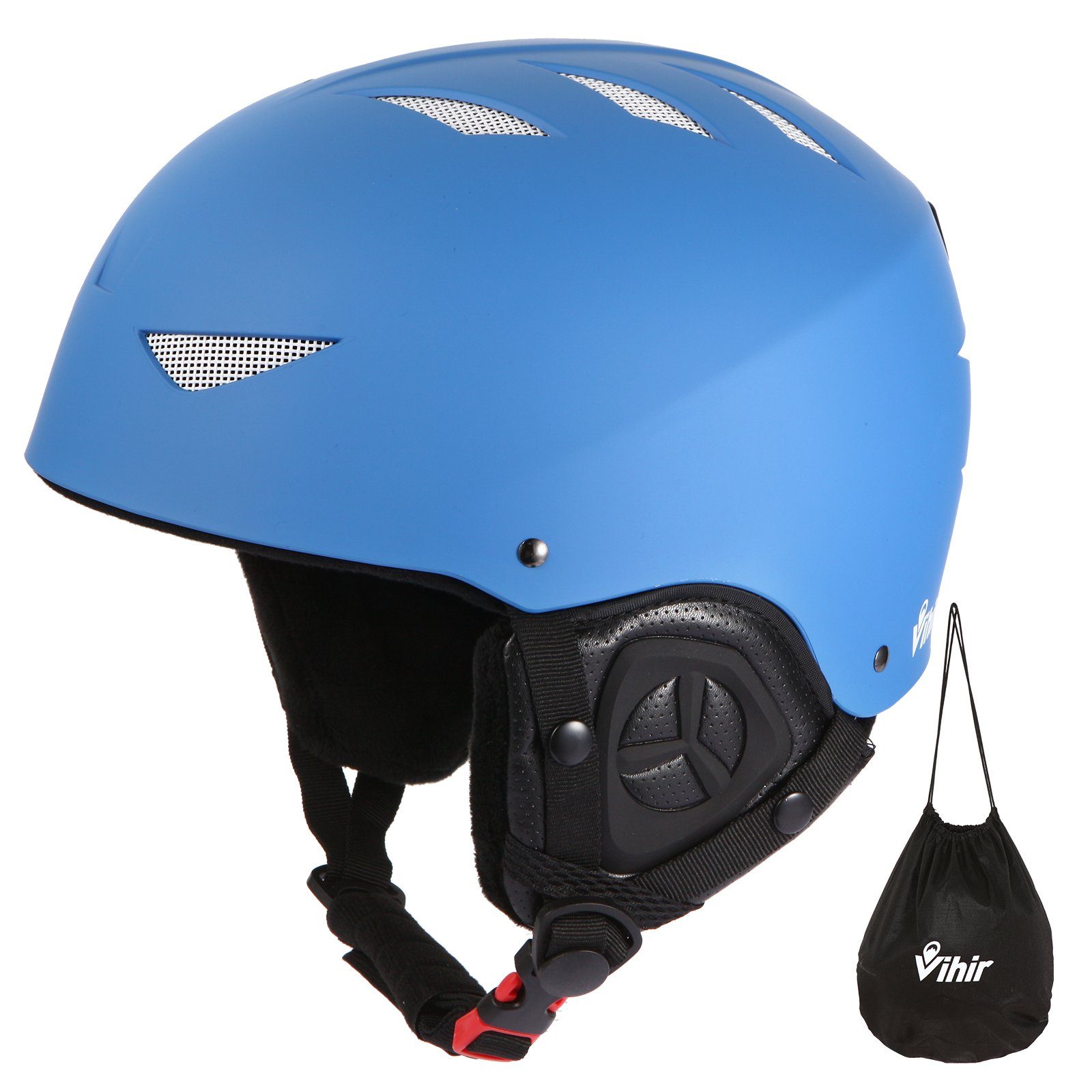 Daskoo Skihelm Snowboardhelm,Schneesporthelm,abnehmbares Innenfutter und Ohrpolster, Skateboardhelm für Männer, Frauen und Jugendliche, Größe M/L