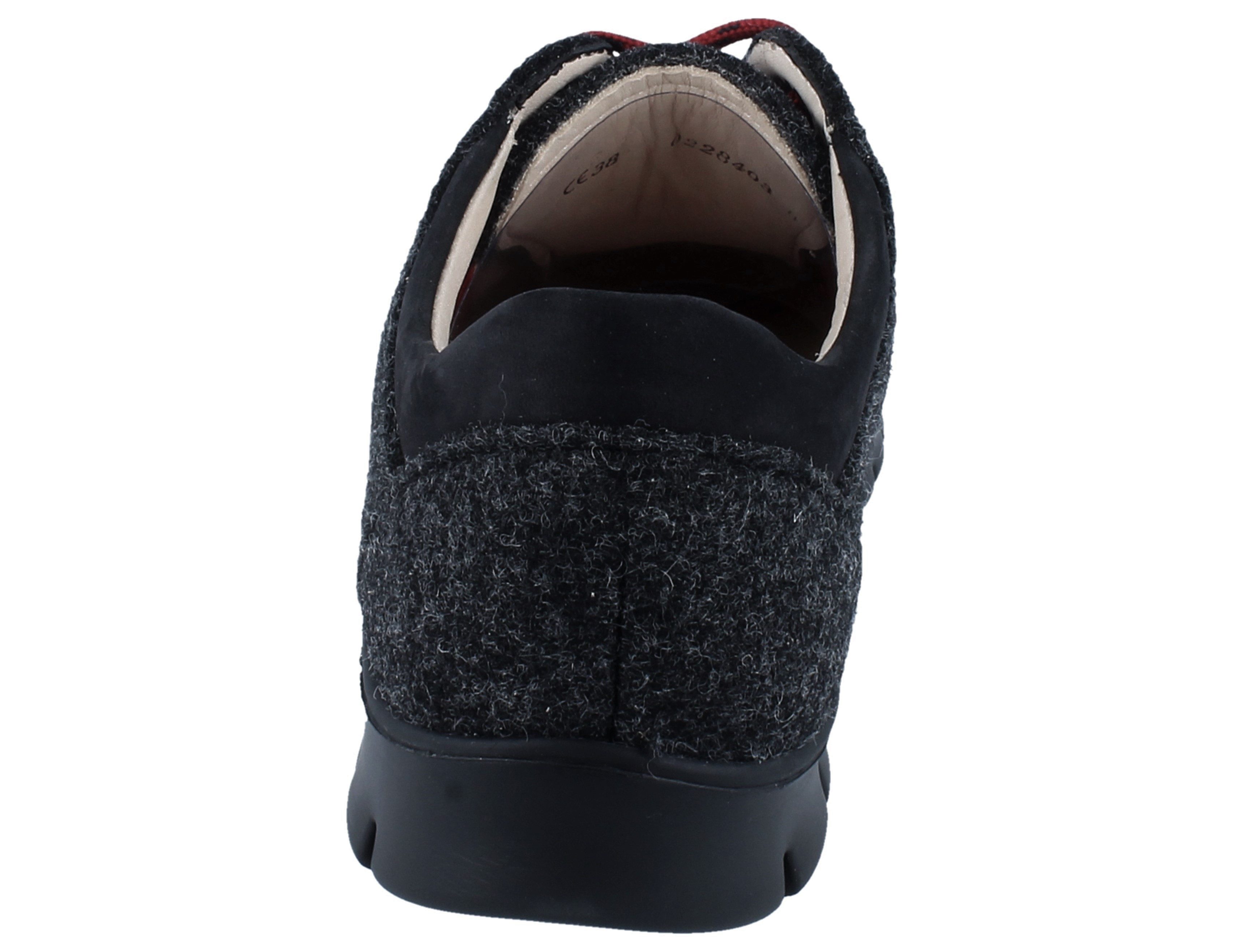 Finn Comfort FINN COMFORT Cuenca anthrazit/schwarz Fylzhydro/Buggy - Größe: 38 Schnürschuh Wechselfußbett