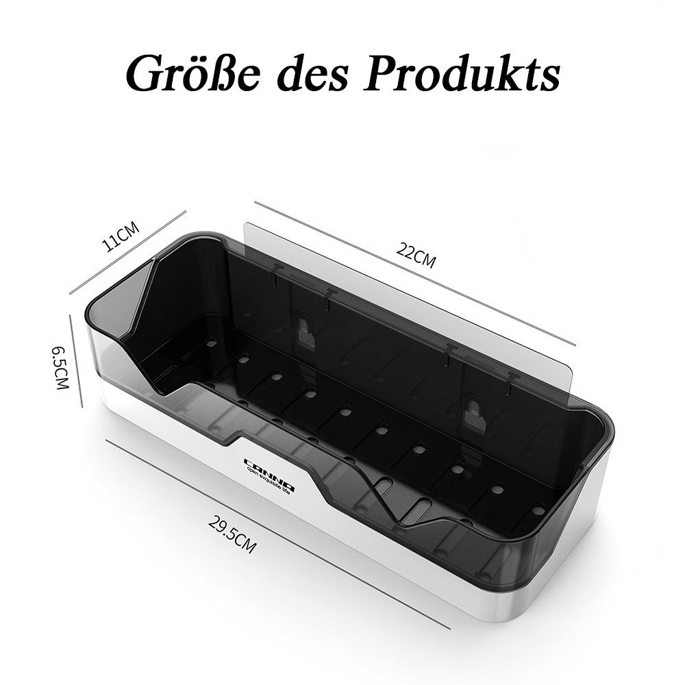 NUODWELL Duschregal 2 Stück Duschablage Ohne Bohren,Wandmontage Badezimmerr günstig online kaufen