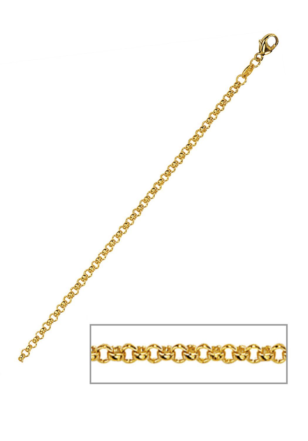 JOBO Goldkette Erbs-Kette, 333 Gold mass...
