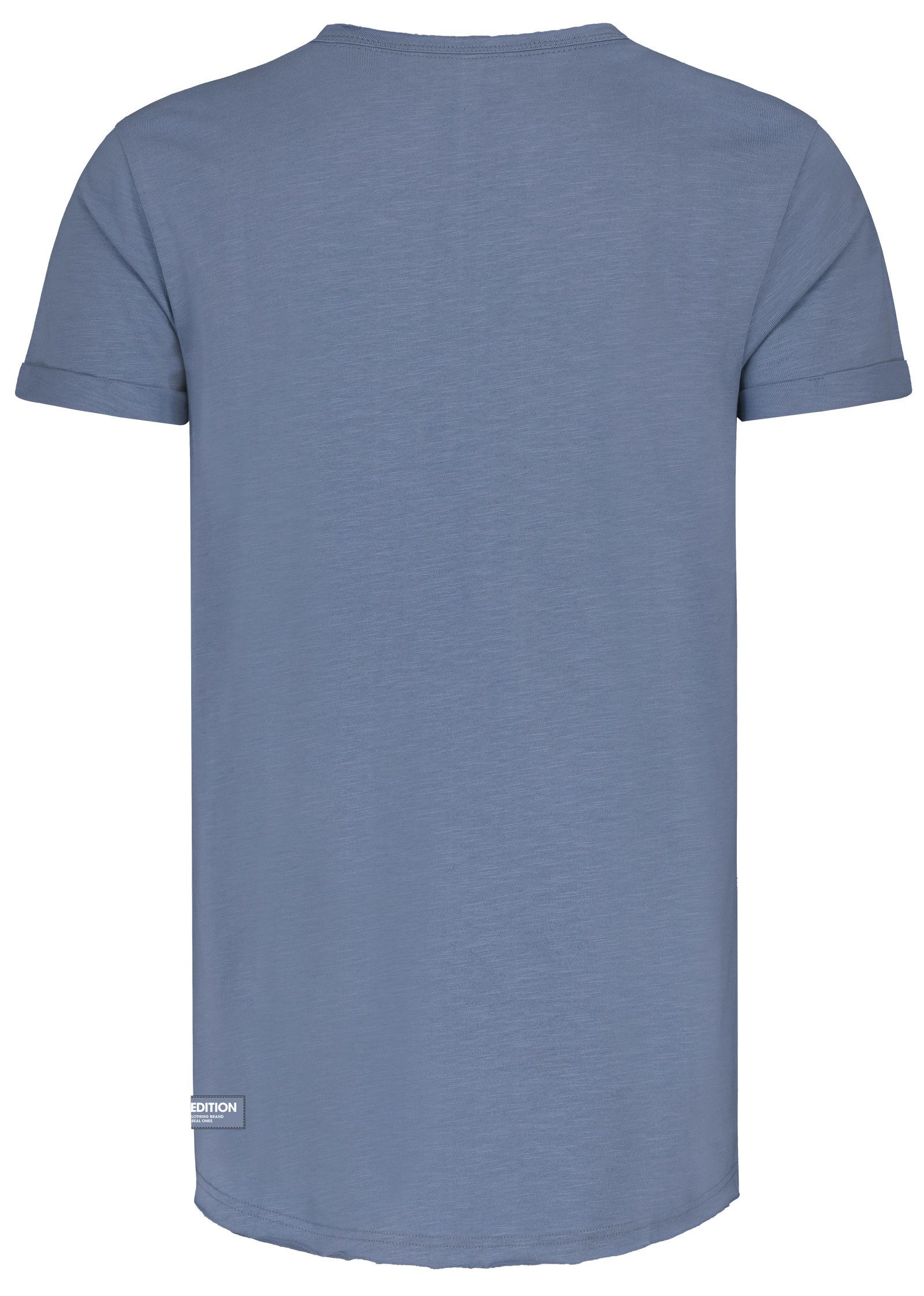 SUBLEVEL T-Shirt Herren Shirt Long Shaped lang geschnitten schwere Qualität günstig online kaufen