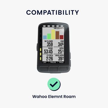 kwmobile Backcover Hülle für Wahoo Elemnt Roam, Silikon GPS Fahrrad Case Schutzhülle