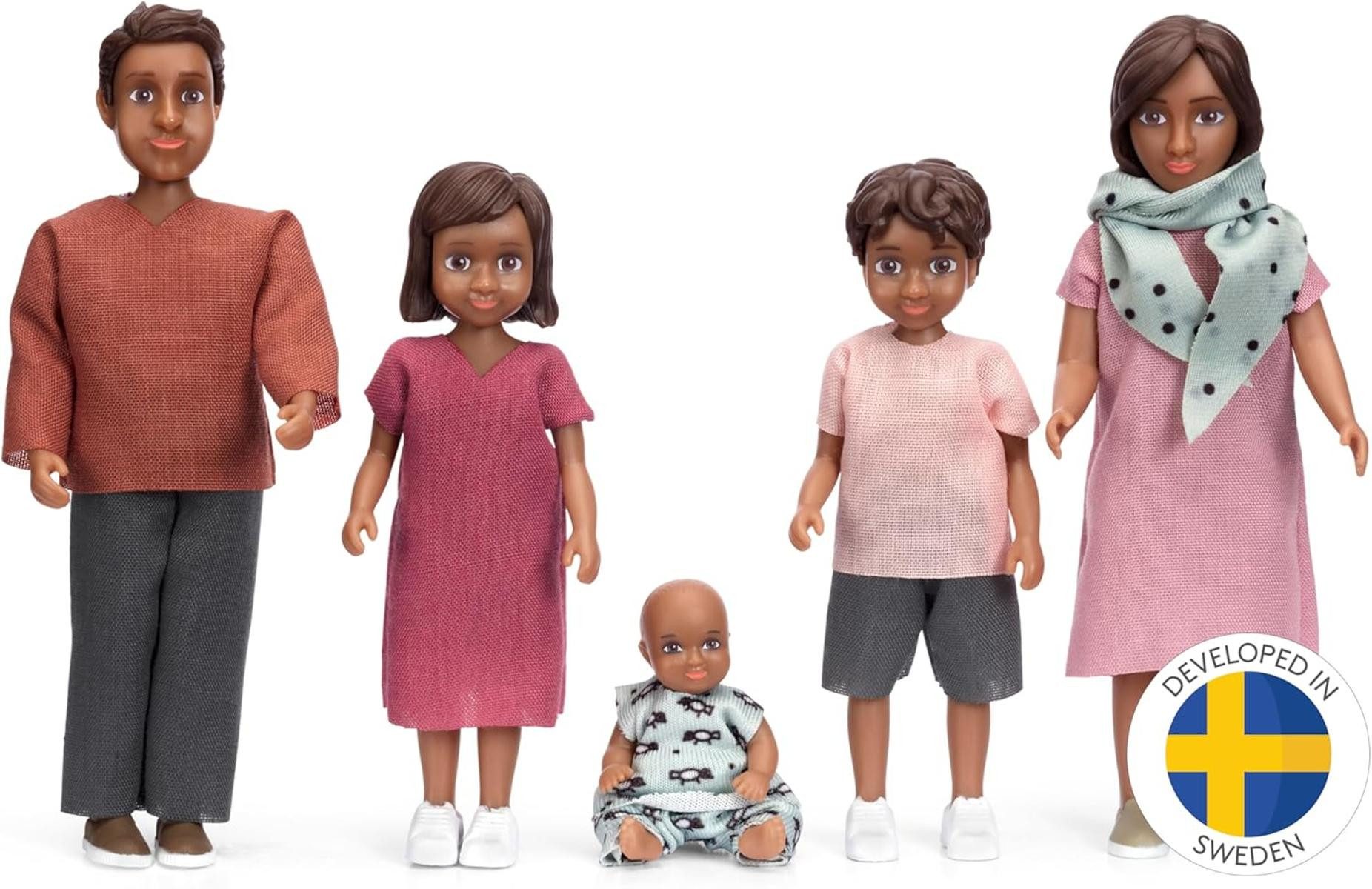 Lundby Biegepuppe Lundby Puppenhaus Puppen für Familie Puppenfamilie Nikki Biegepuppen