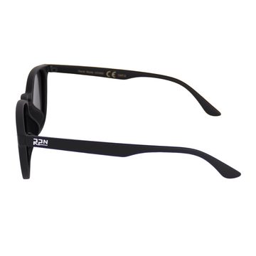 MIRROSI Wayfarer Damen Herren Sonnenbrille Polarisiert UV400 Schutz (Brille verspiegelt Blau, inkl.1x Brillenetui und 1x Brillentuch) Pilotenbrille Polarisiert Fliegerbrille Klassik Schwarz