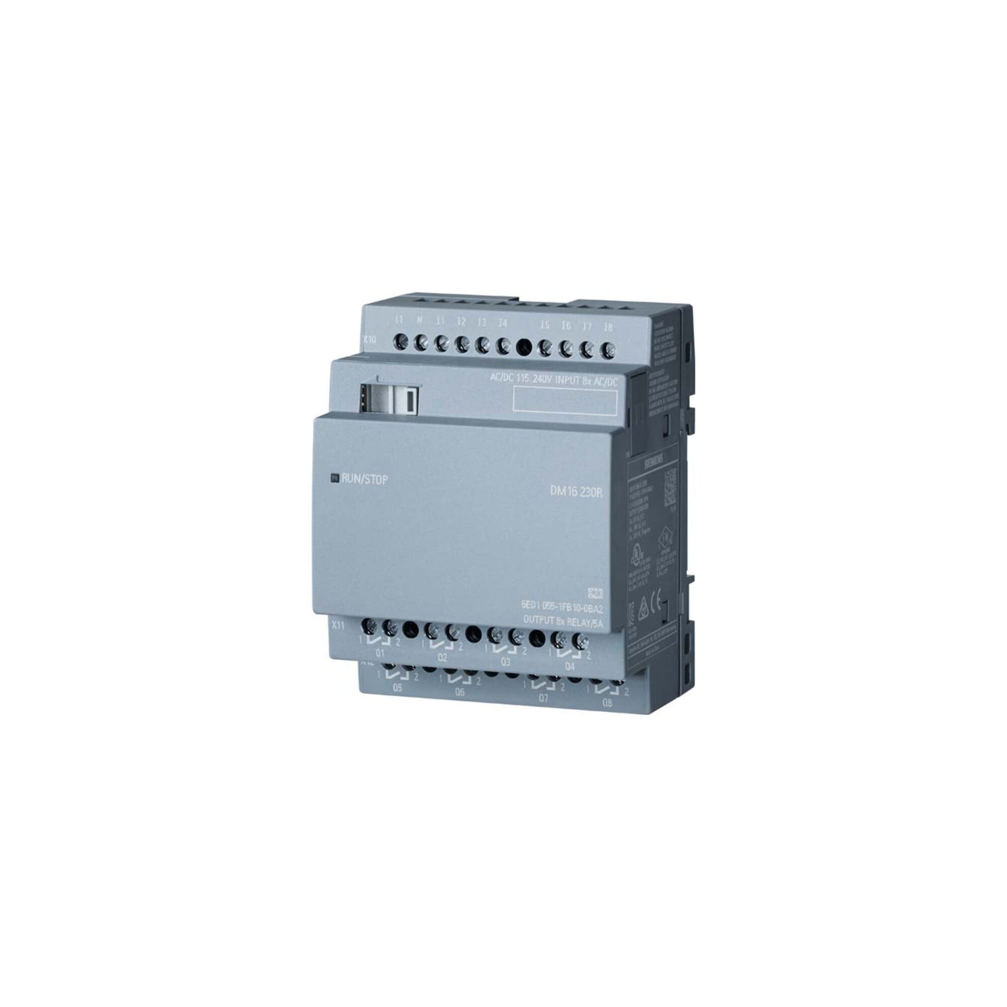 SIEMENS Zeitschaltuhr Siemens Indus.Sector LOGO!8 DM16 230R Erw.modul 4TE, 8DE/8DA 6ED1055-1