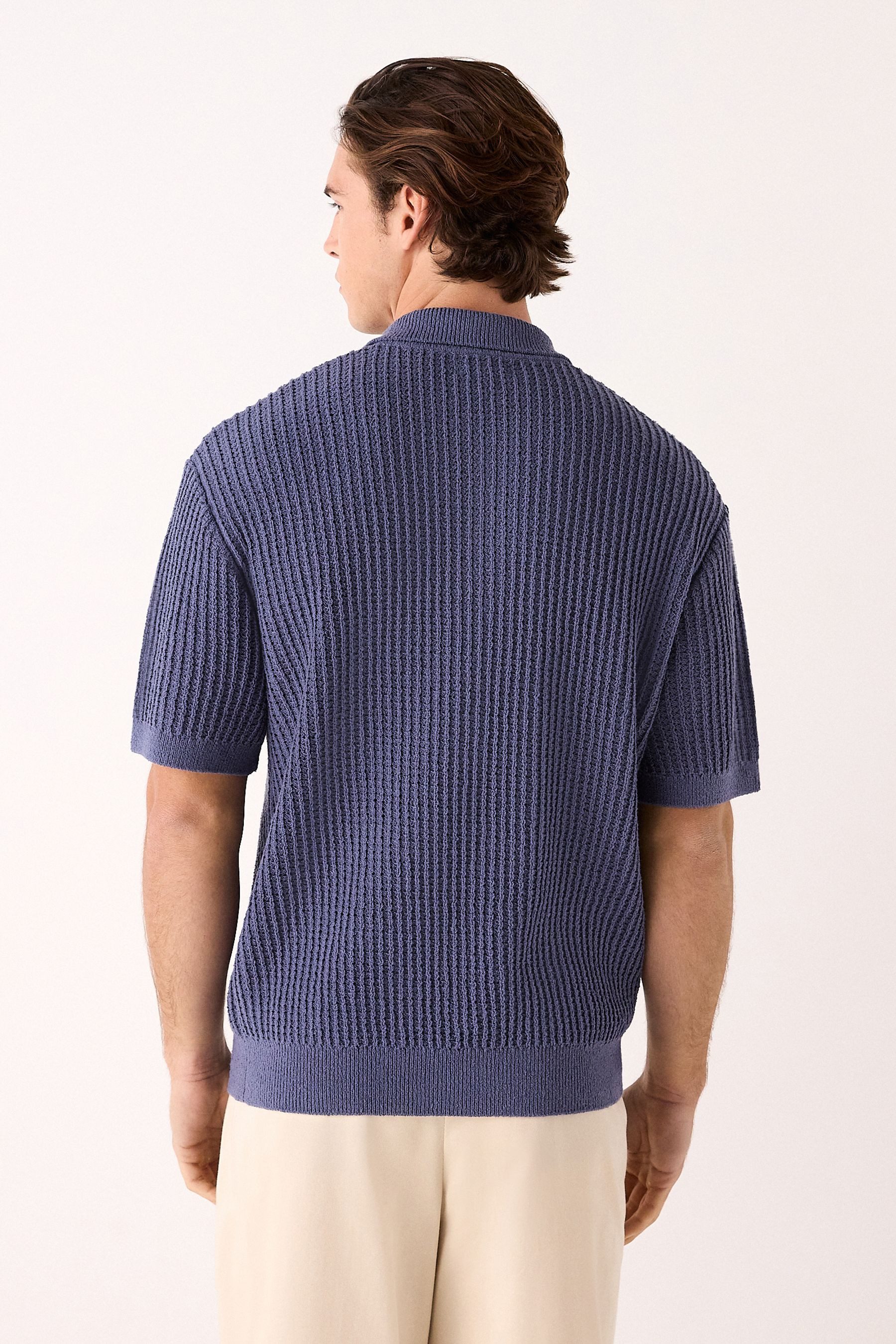 Next Poloshirt Kurzärmeliges Polohemd Regular Fit aus Baumwolle (1-tlg) günstig online kaufen