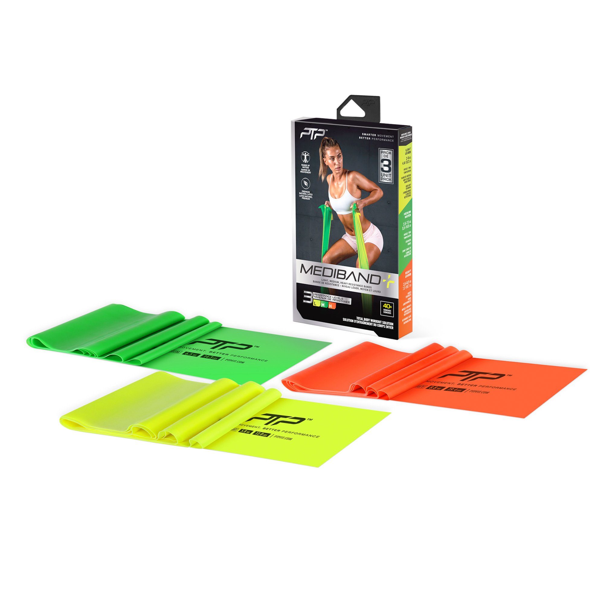 Gymnastikbänder MEDIBAND TRIPLE PACK
