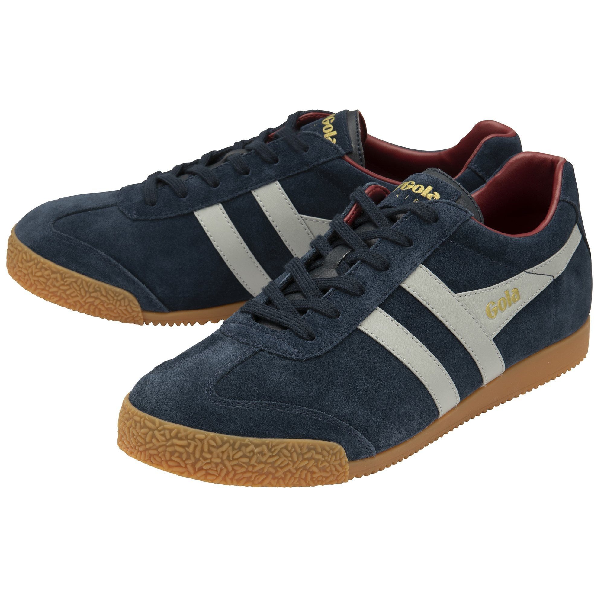 Harrier Suede-Leder navy/hellgrau/rot Herren Sneaker