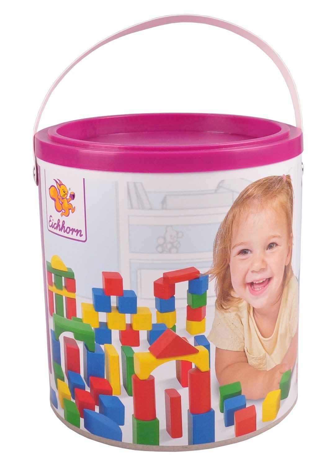 Eichhorn Eichhorn Holzbausteine Holzbaukasten Holzbauklötze Holz Игрушки Holzbaukasten