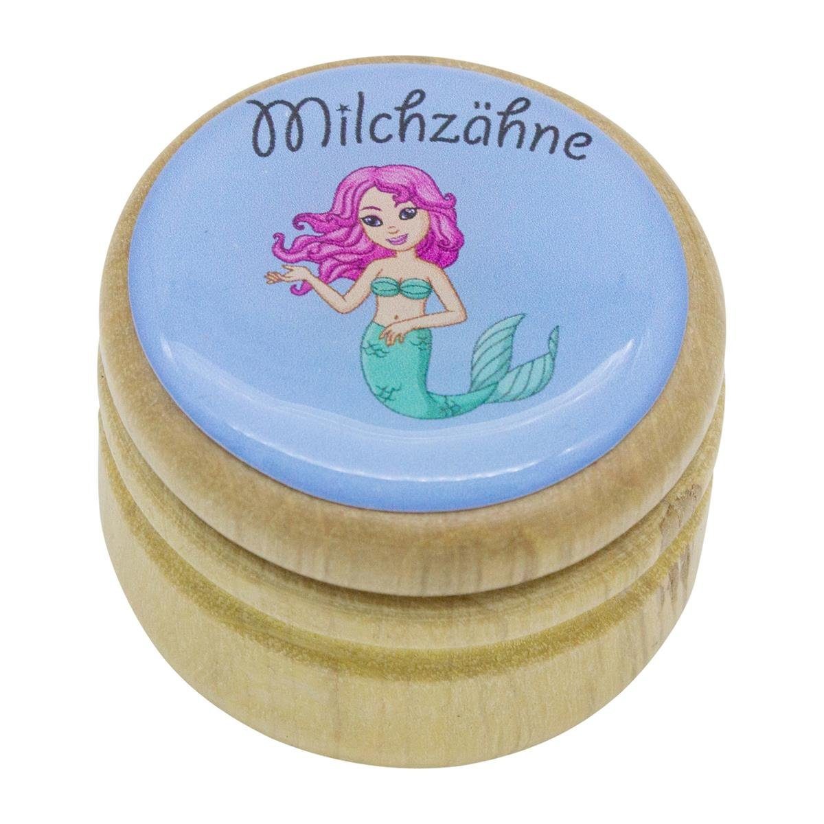 GICO Zahndose Milchzahndose Zahndose Milchzähne Holz 44 mm Meerjungfrau - 7023