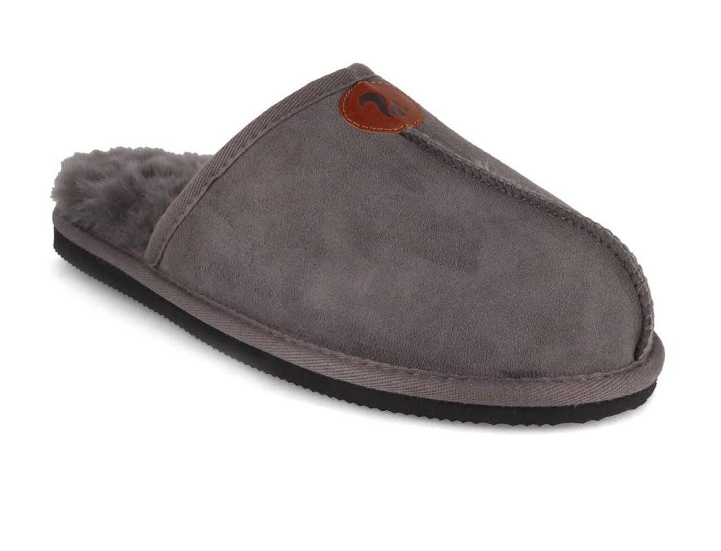Herren Lammfell Pantoffel Sheepskin Hausschuh