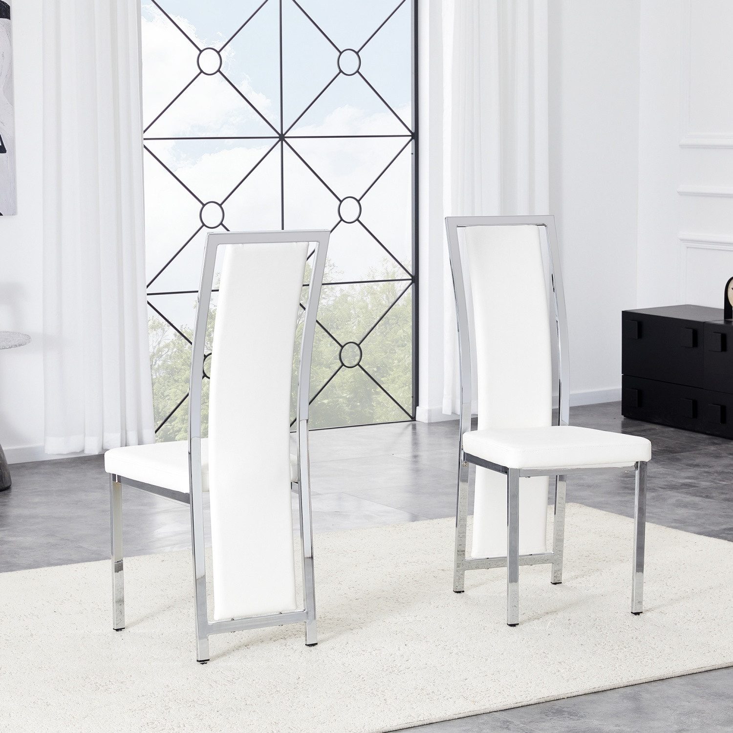 ANYSUN Esszimmerstuhl Esszimmerstühle,Esszimmer Stühle mit Goldkante. (Stuhl Stühle Esszimmerstühle Küche 2er-Set/ 4er-Set, 2 St), Küchenstuhl Küchenstühle Essstühle für den Esstisch Ess Stühle