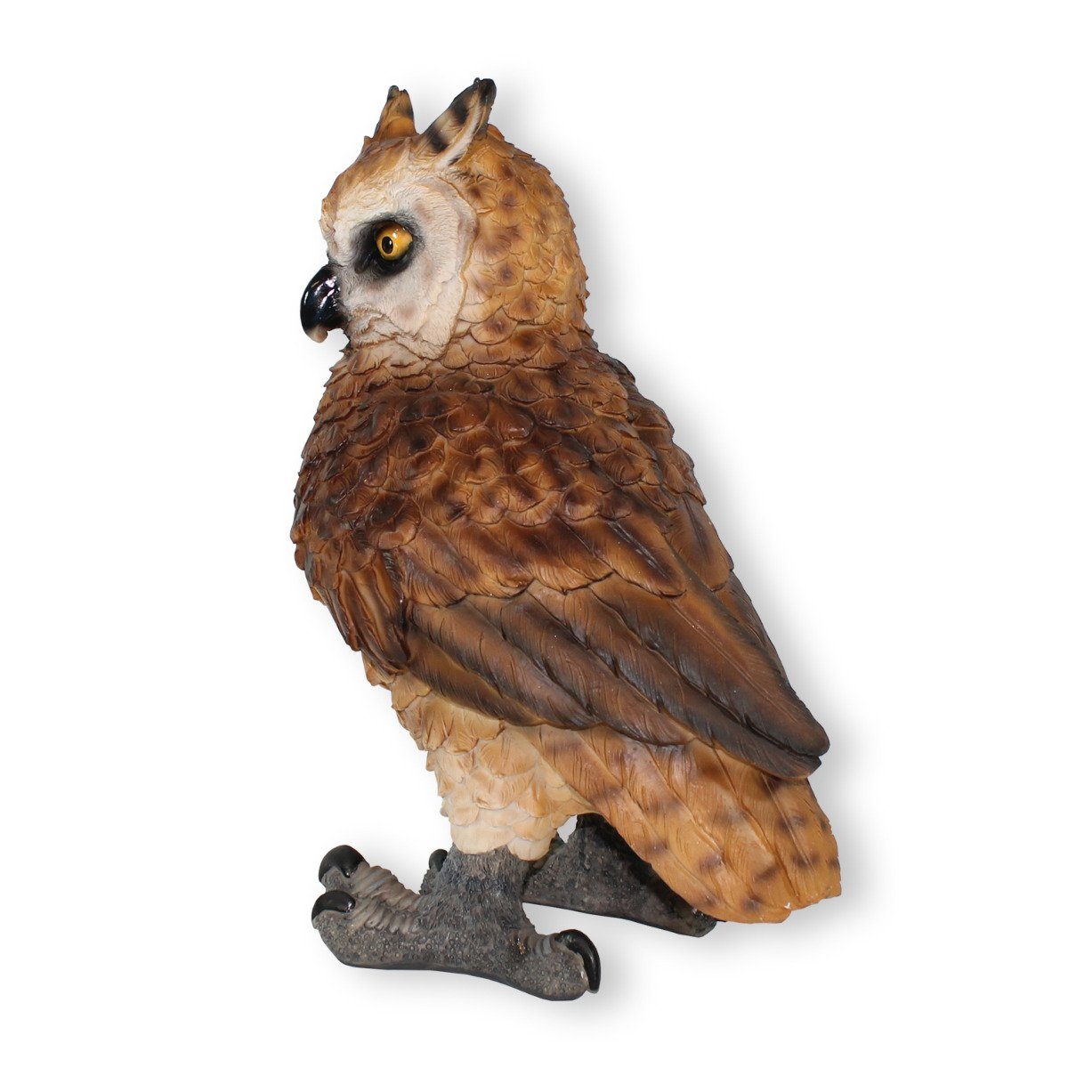 colourliving Dekofigur Eulenfigur Dekofigur Eule Gartenfigur Eule groß