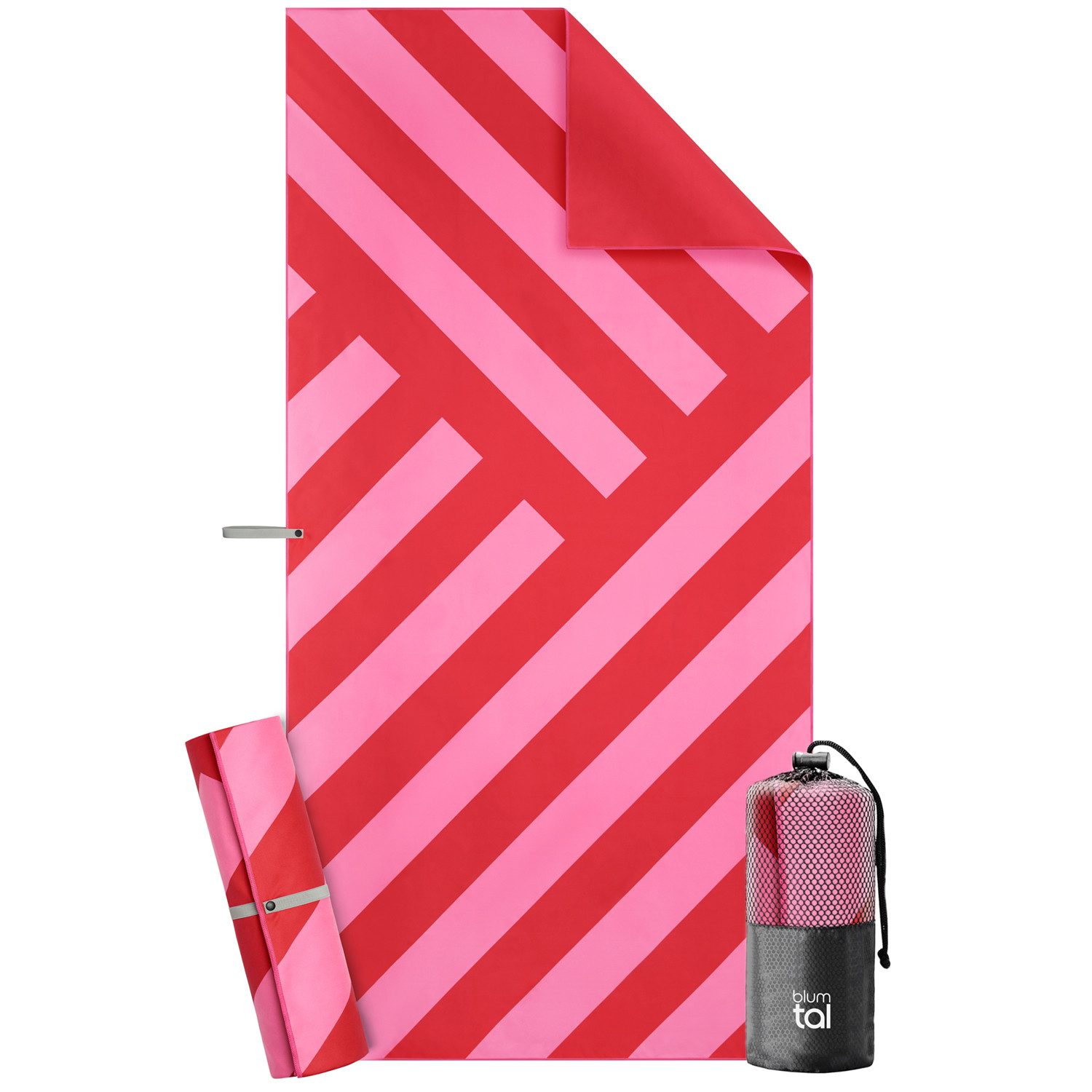 Blumtal Reisehandtuch Strandhandtuch 90x180 cm aus günstig online kaufen