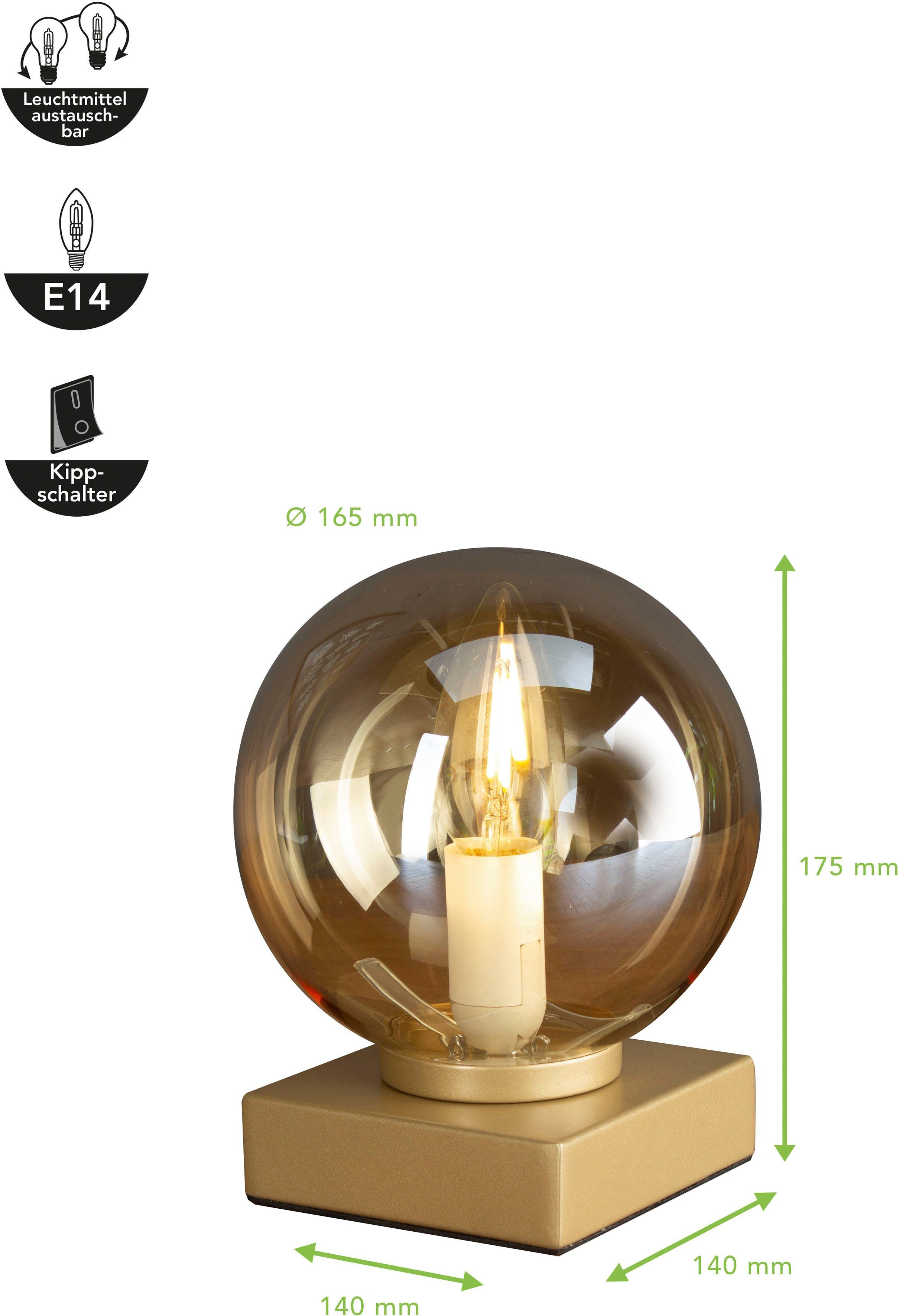 ECO-LIGHT Tischleuchte Pluto, Leuchtmittel wechselbar