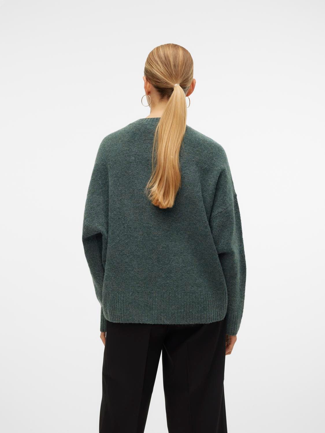 Vero Moda Strickpullover VMBOOM LS O-NECK PULLOVER GA NOOS