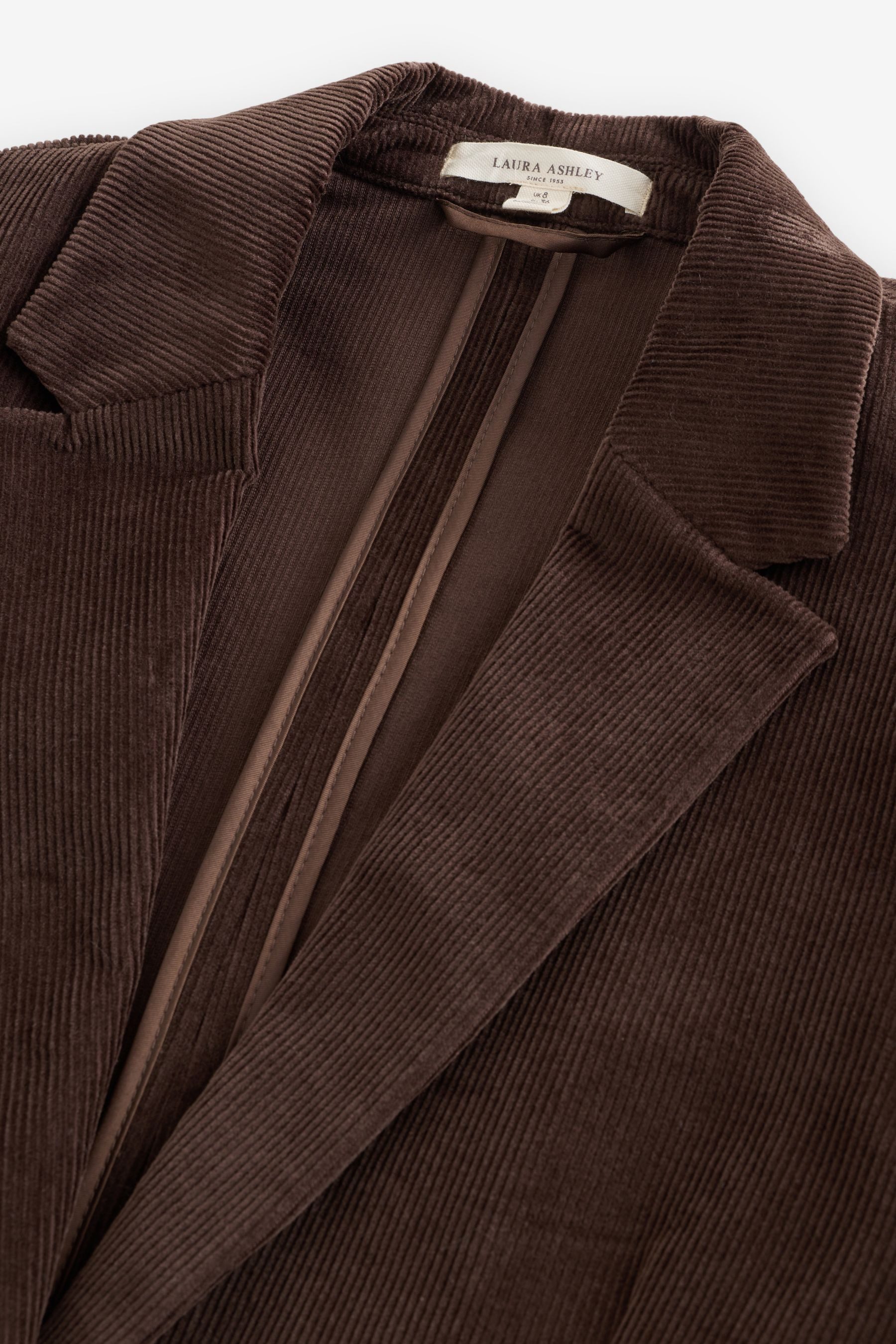 LAURA ASHLEY Cordjacke Laura Ashley einreihiger Heritage Cordblazer (1-St)