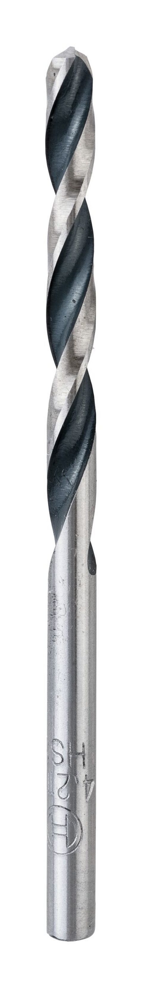 BOSCH Metallbohrer, (10 Stück), HSS PointTeQ (DIN 338) Metallspiralbohrer - 4,2 mm - 10er-Pack