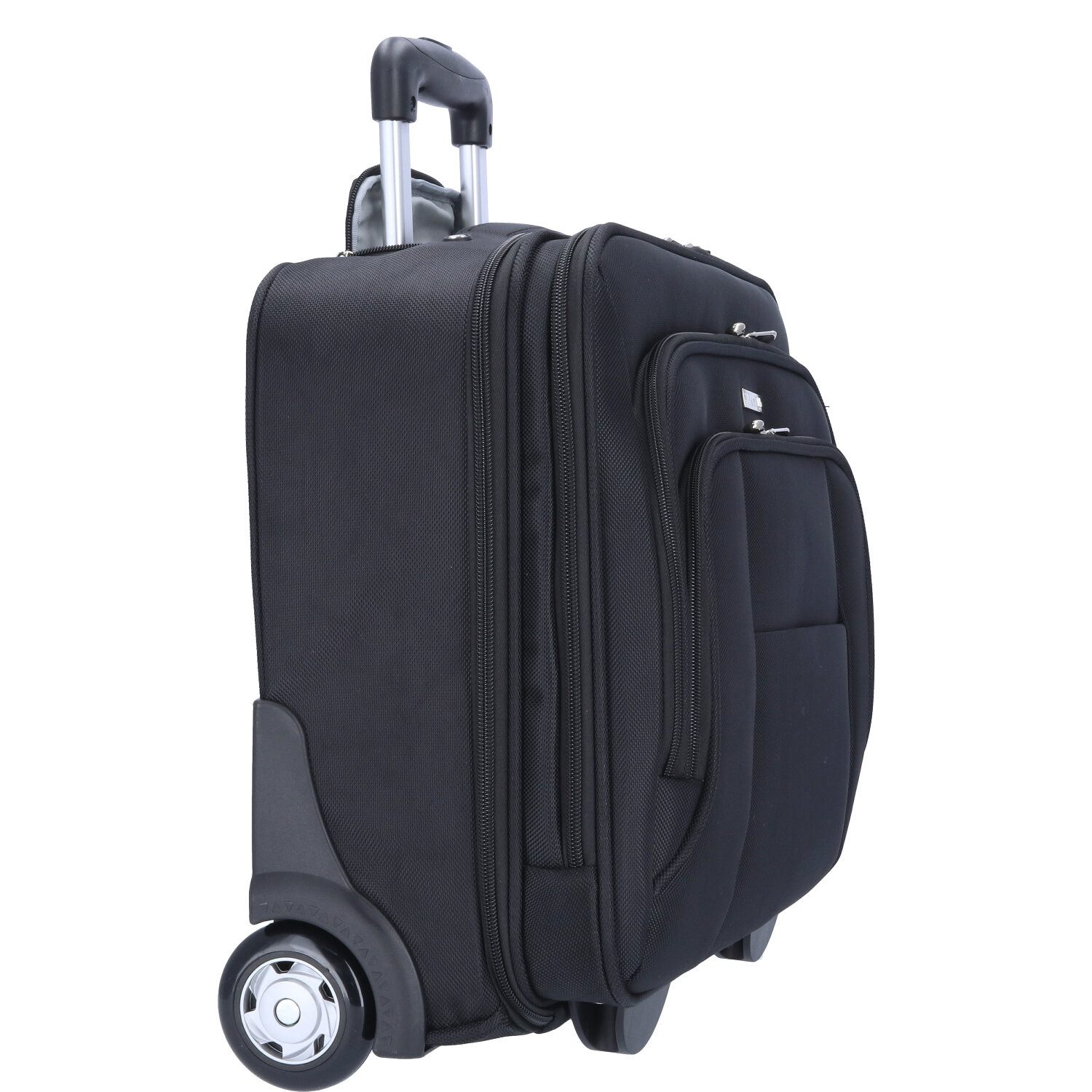 d & n Lederwaren Reisetasche d & n Lederwaren Businesstrolley schwarz