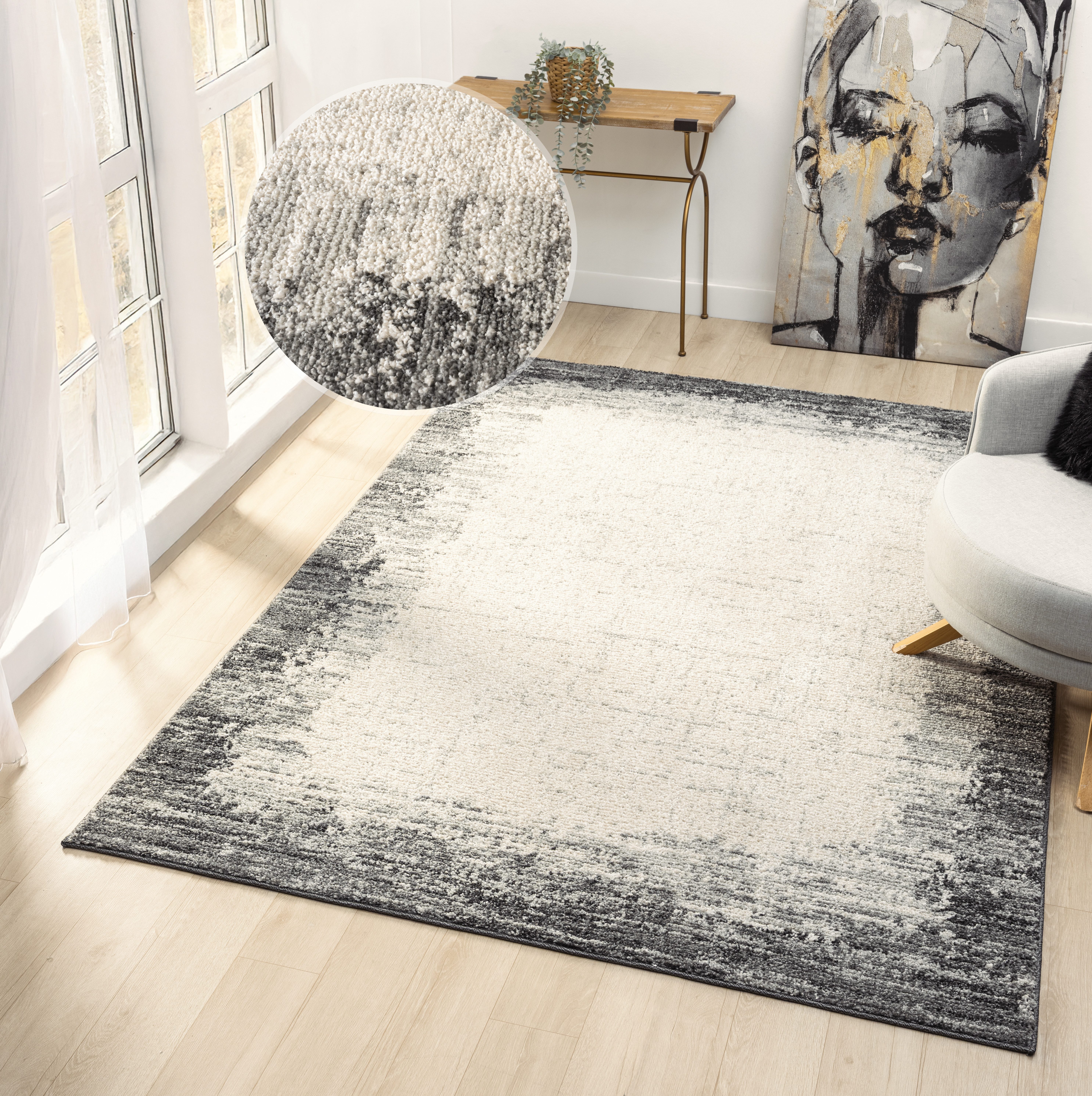 OTTO home Teppich Leksa, rechteckig, Höhe: 15 mm, im Vintage-Look, Wohnzimmer, Schlafzimmer, Esszimmer