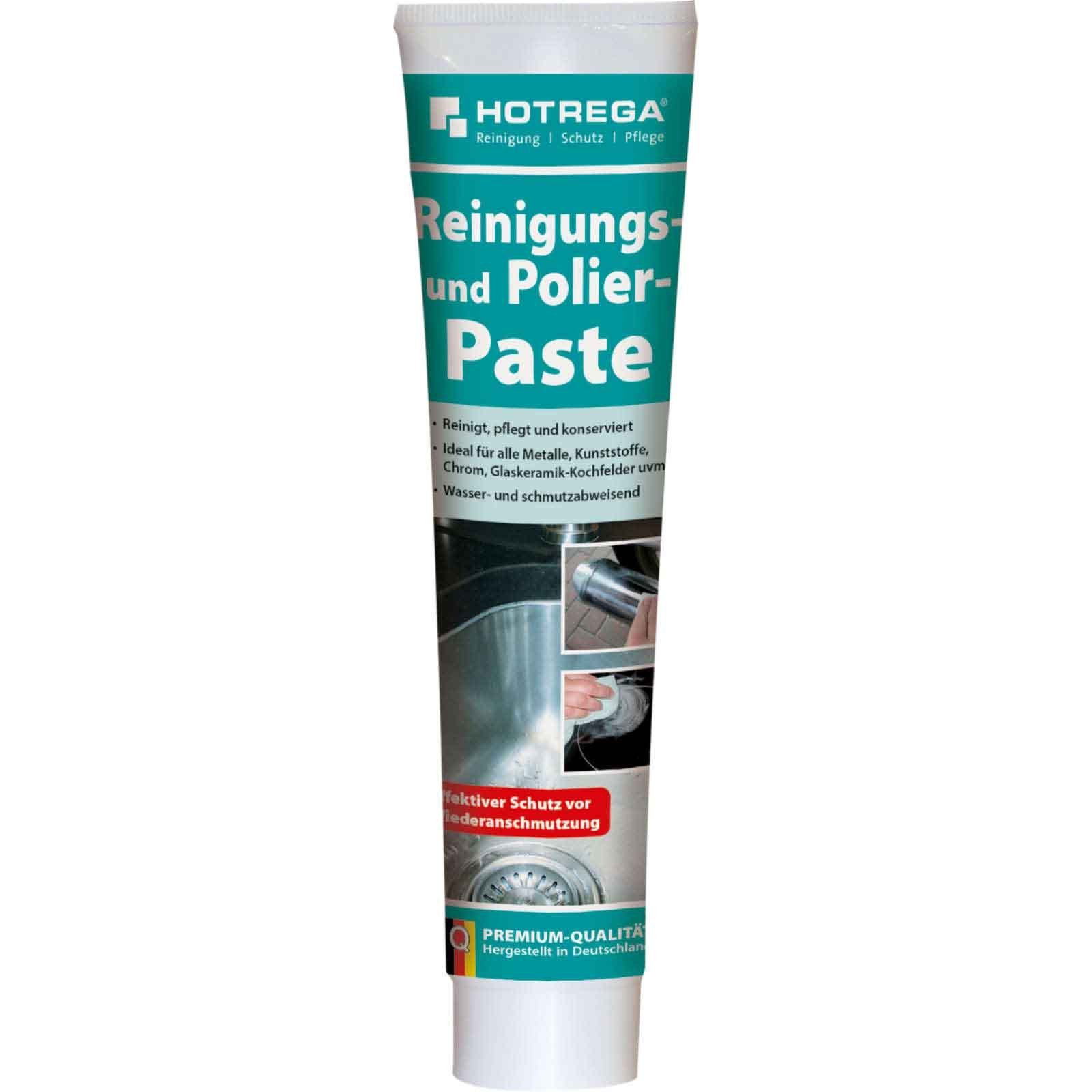 HOTREGA® Reinigungs und Polierpaste Glaskeramik Kochfeld Herdplatte 125ml Tube Уборщик кухни