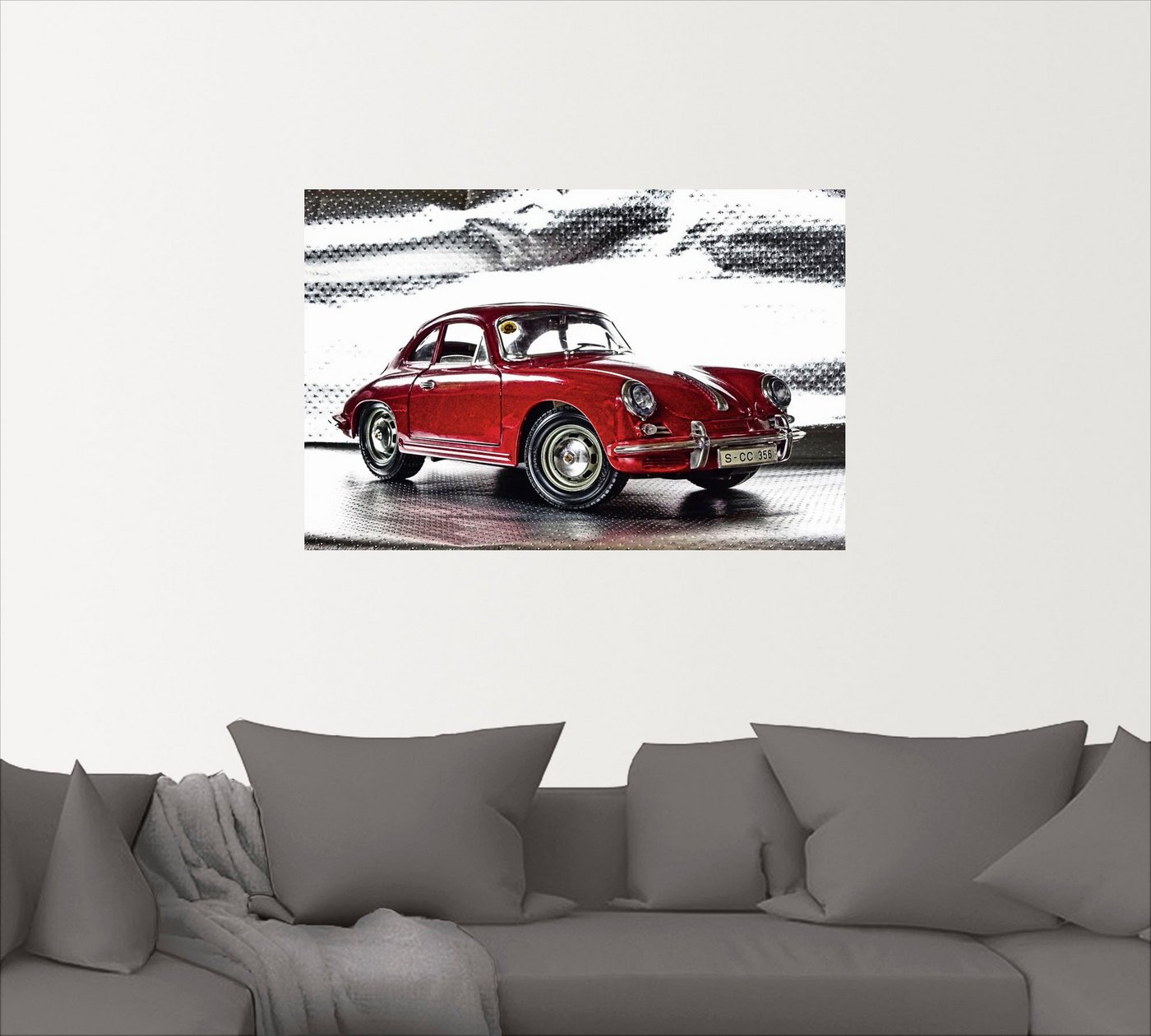 Artland Wandbild »Klassiker - Der Porsche 356«, Auto (1 Stück), in vielen Größen & Produktarten - Alubild / Outdoorbild für den Außenbereich, Leinwandbild, Poster, Wandaufkleber / Wandtattoo auch für Badezimmer geeignet-kaufen
