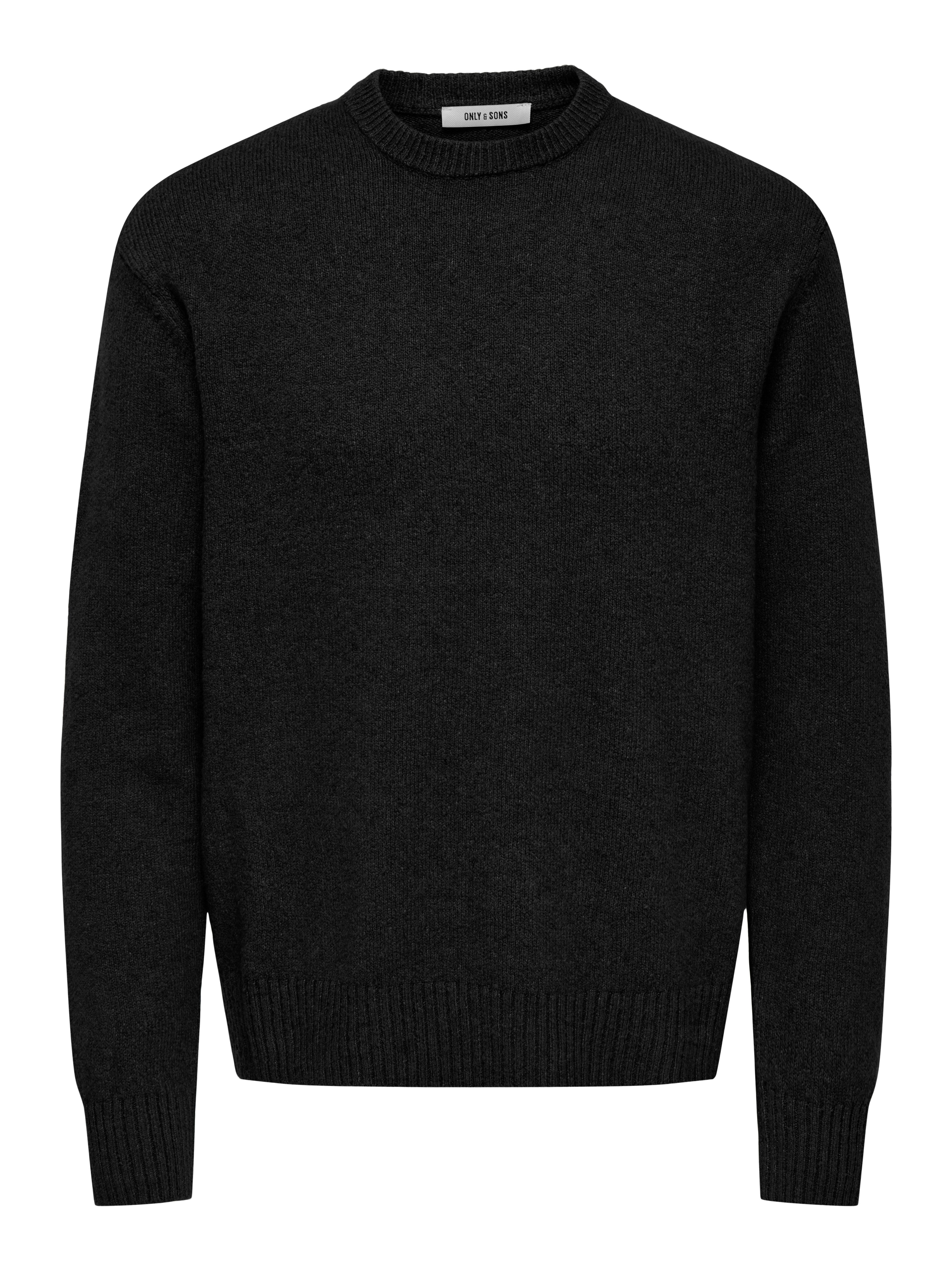 ONLY & SONS Rundhalspullover ONSJAMES RLX CREW KNIT Baumwollmischung, relaxed fit
