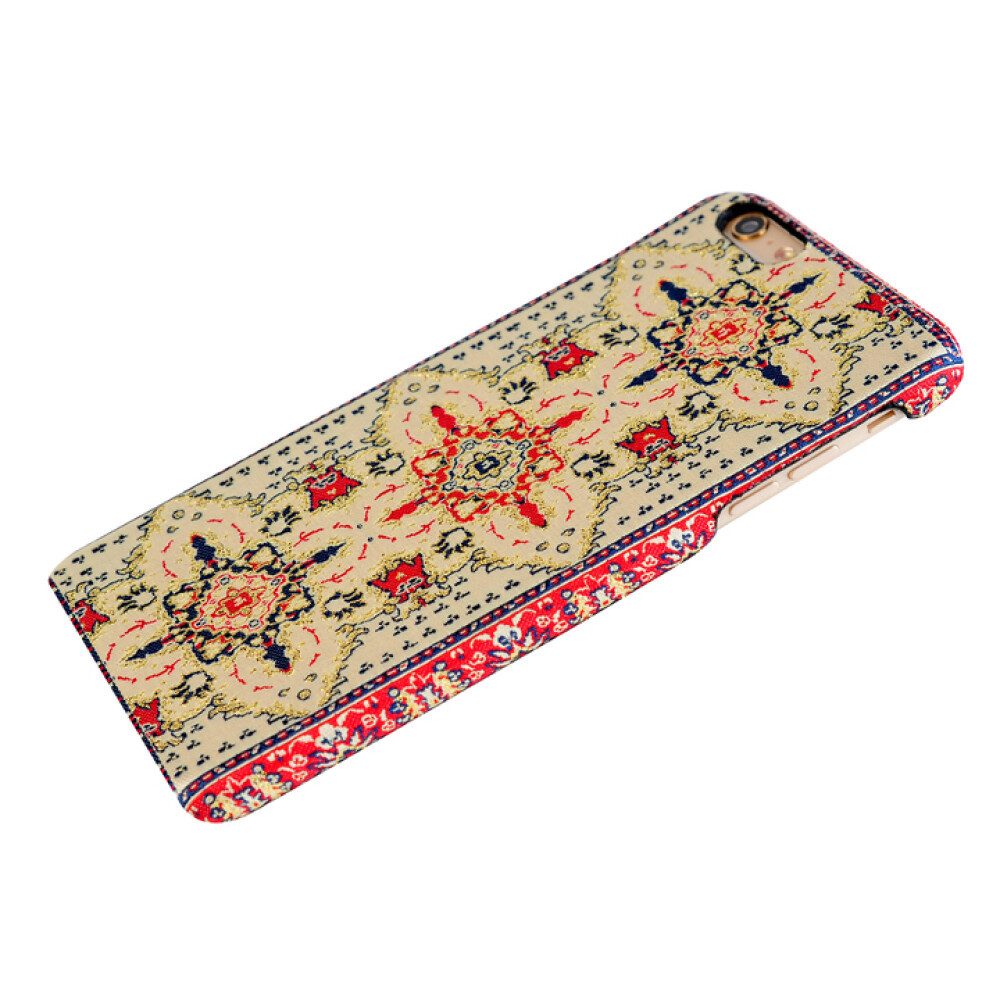 Handytasche Handyhülle für Apple iPhone 6 6s Plus Teppich-Muster Pamukkale I66PDK1 (Universaltasche)