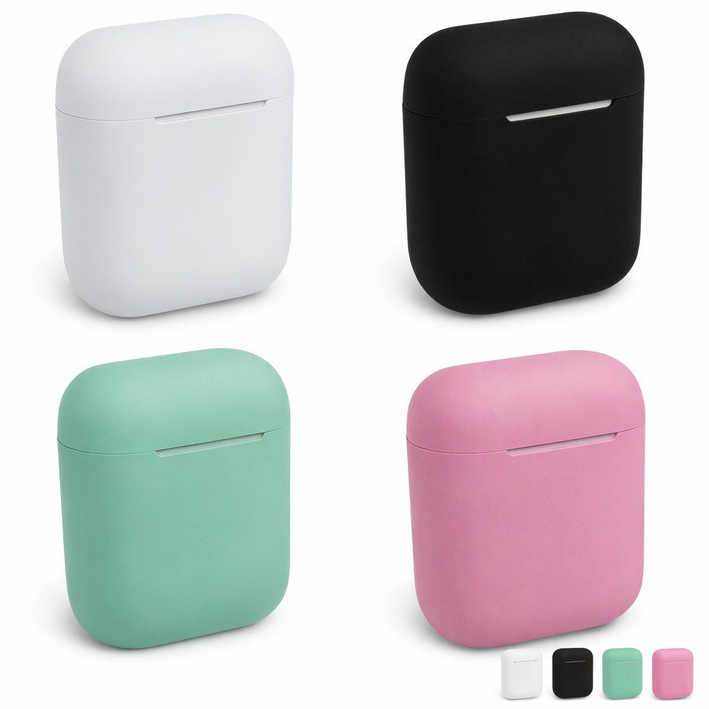 GD IMPORT Kopfhörer-Schutzhülle HomEdge AirPods Hülle, 4 Packungen, Kompatibel mit Apple AirPods 2 & 1